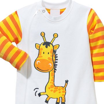 Erwin Müller Pyjama Baby-Schlafanzug 2er-Pack Interlock-Jersey Tiermotiv