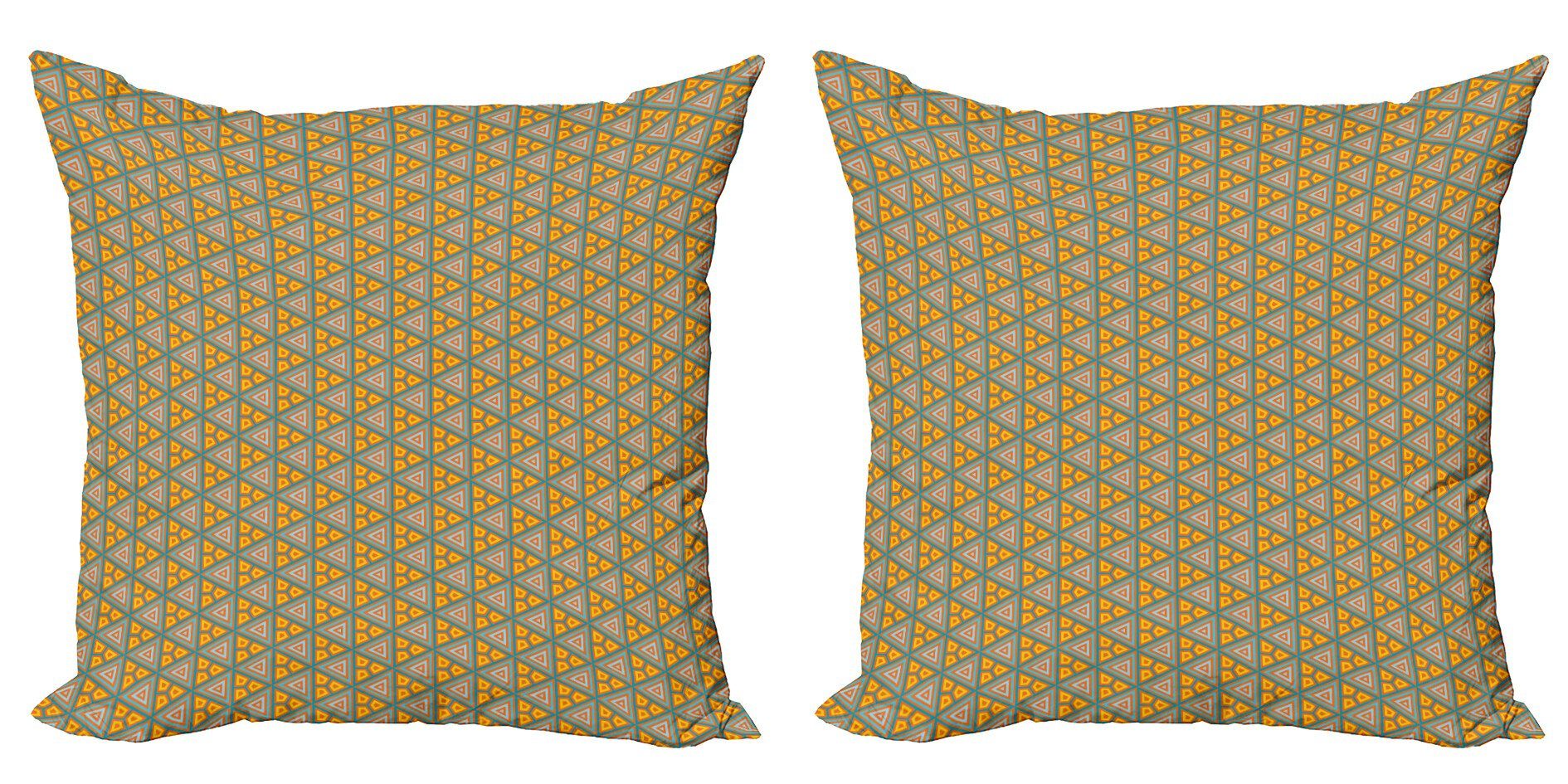 Kissenbezüge Modern Accent Doppelseitiger Digitaldruck, Abakuhaus (2 Stück), Geometrisch Funky Kunst