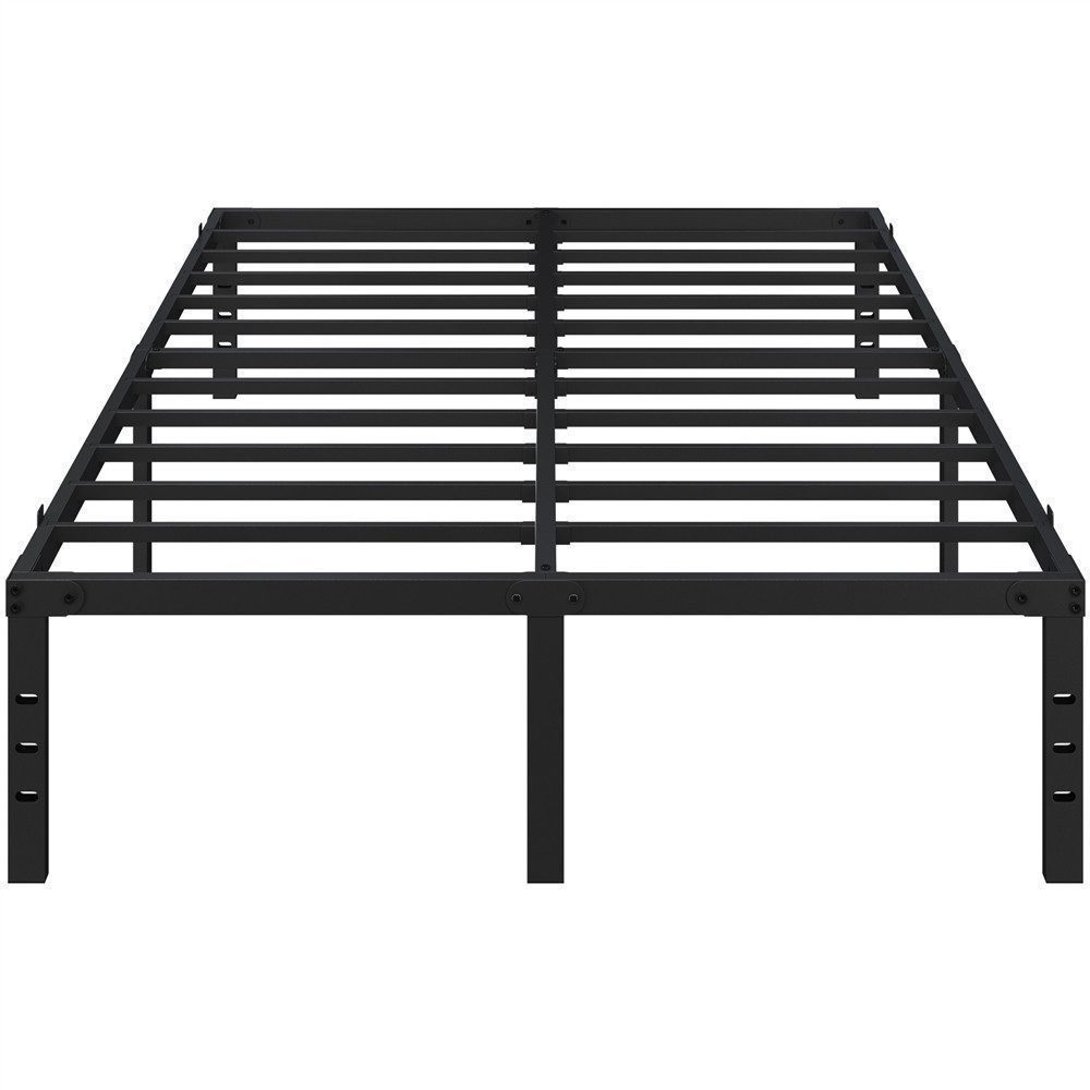 Yaheetech Metallbett 90×190/90×200/140×200/160×200/180×200 cm, Bettrahmen 36/41 cm H mit Lattenrost, Bettgestell aus Metall