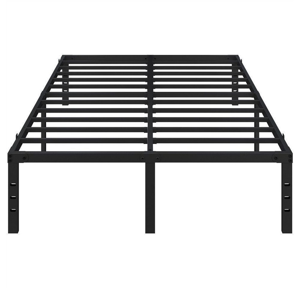 Yaheetech Metallbett 90×190/90×200/140×200/160×200/180×200 cm, Bettrahmen 36/41 cm H mit Lattenrost, Bettgestell aus Metall