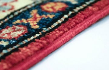 Wollteppich Kazak Teppich handgeknüpft rot, morgenland, rechteckig, Höhe: 6 mm