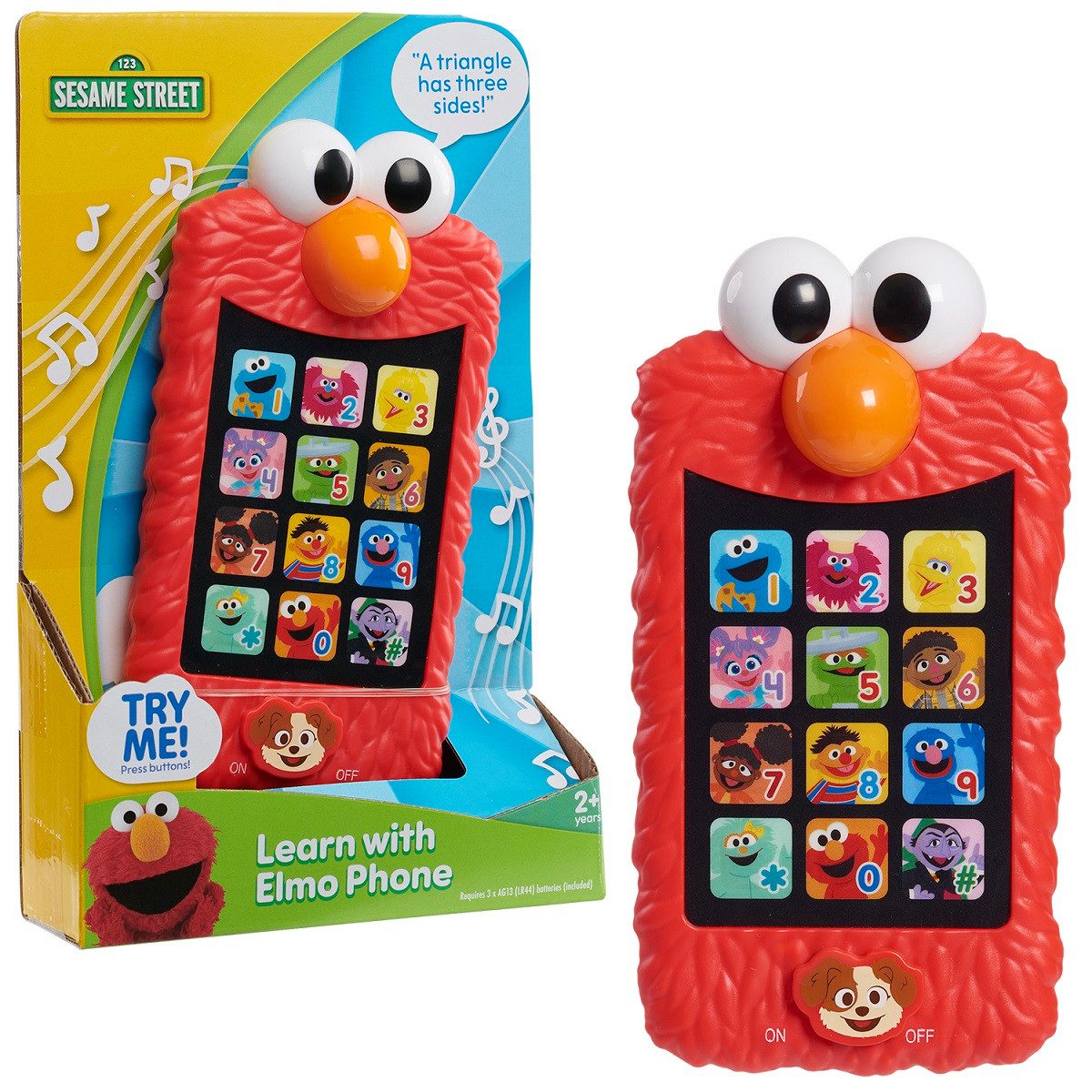 Spielfigur Sesamstrasse Lern mit Elmo Telefon