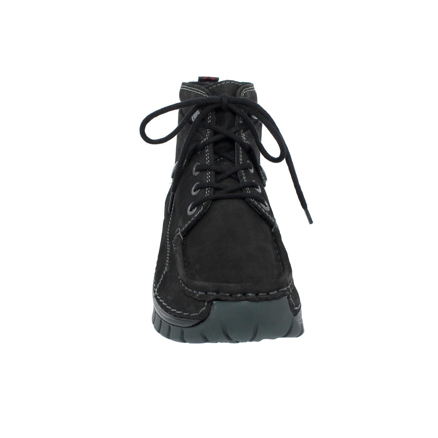 WOLKY Wolky JUMP WINTER Bootie, Oiled nubuck, Black, 0472516-000 Schnürstiefel