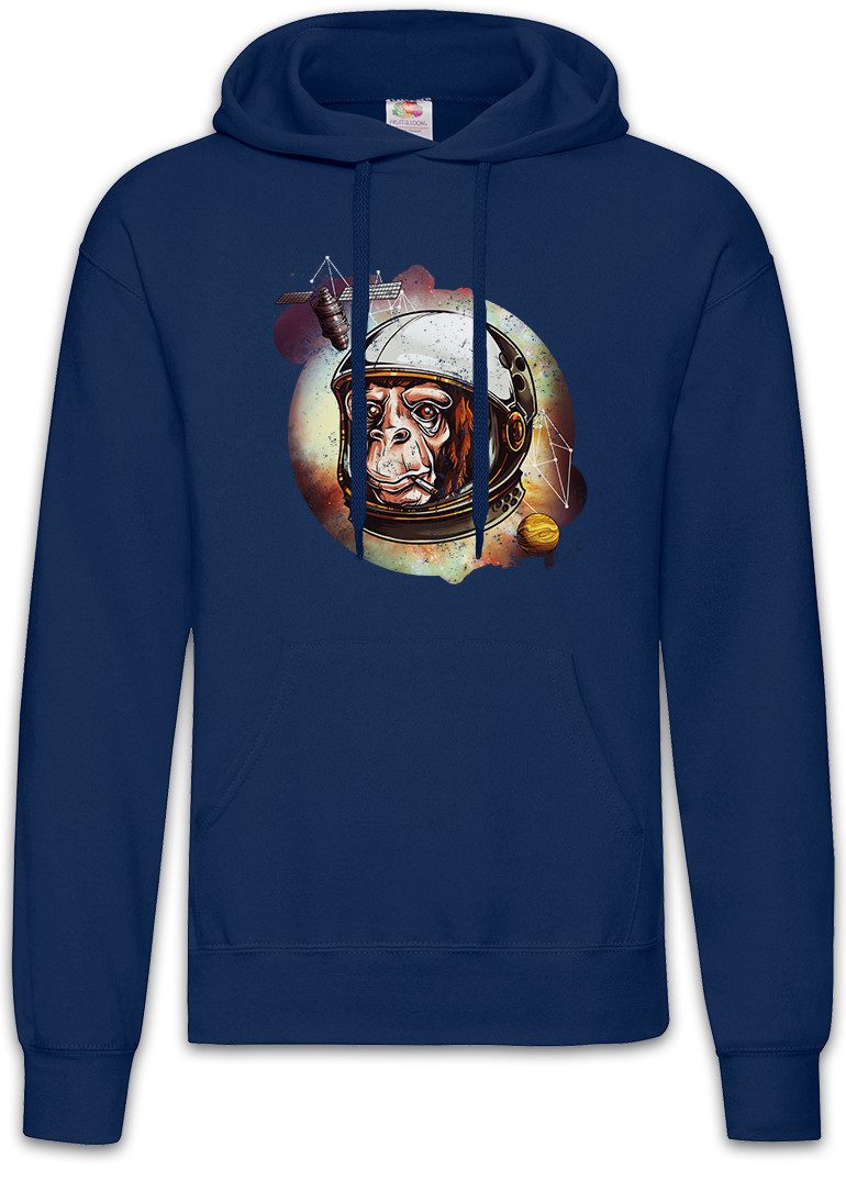 Hoodie Chimp Astronaut Herren Hoodie Raumfahrt Cosmonaut Affe Schimpanse Love