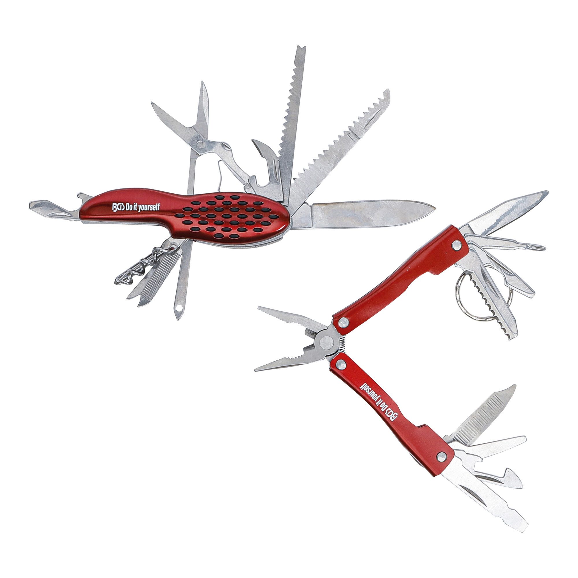 BGS Taschenmesser BGS Do it yourself Multifunktions-Werkzeug-Satz 2-tlg.
