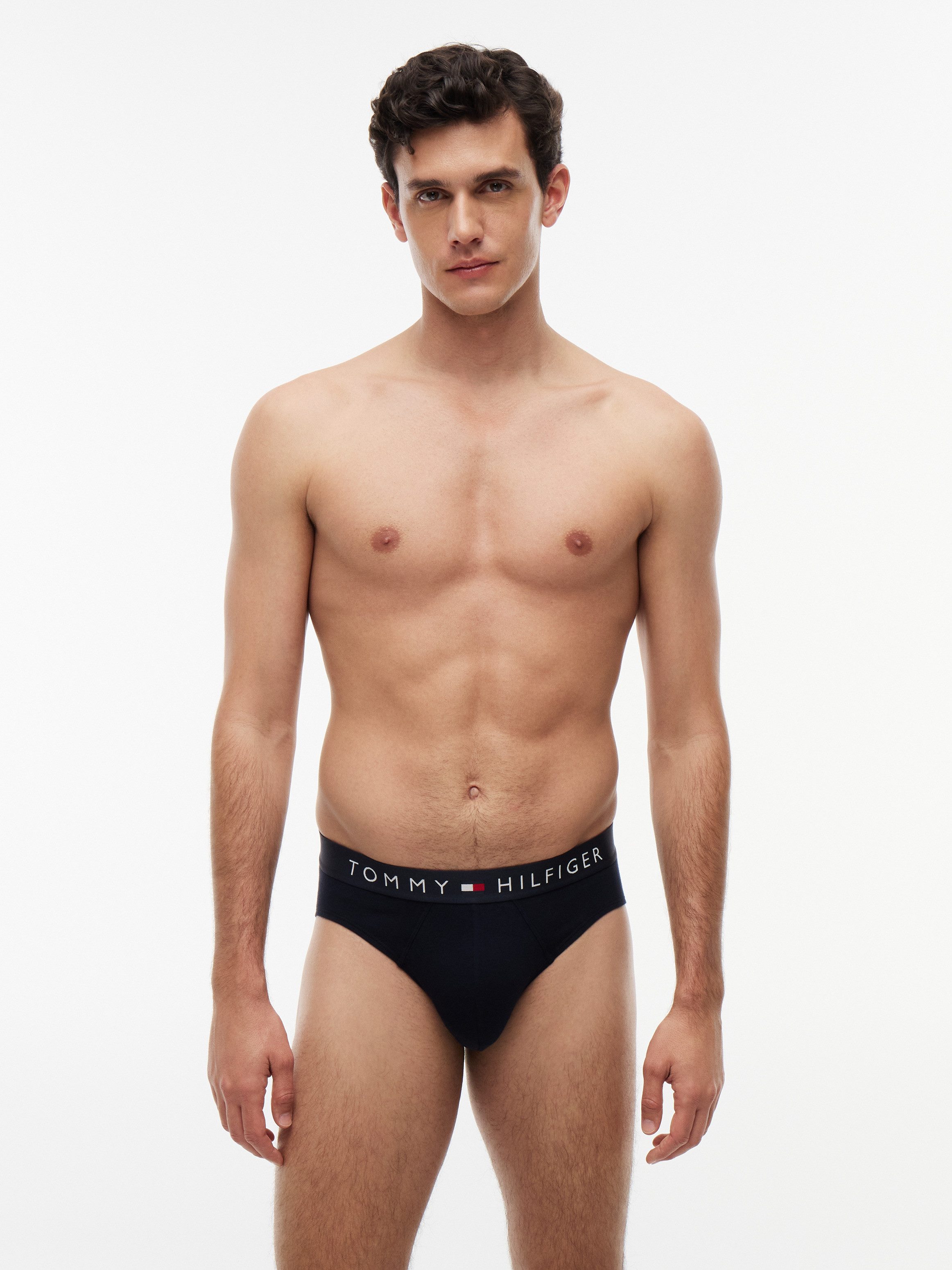 Tommy Hilfiger Underwear Slip TH-3P BRIEF (Packung, 3er) mit Tommy Hilfiger Logoschriftzug