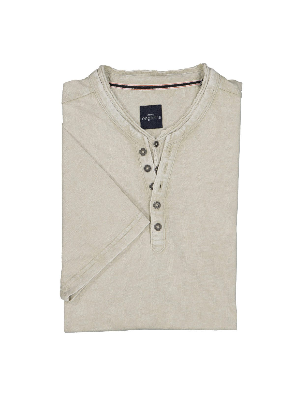Engbers T-Shirt engbers Herren Henley T-Shirt, Beige günstig online kaufen