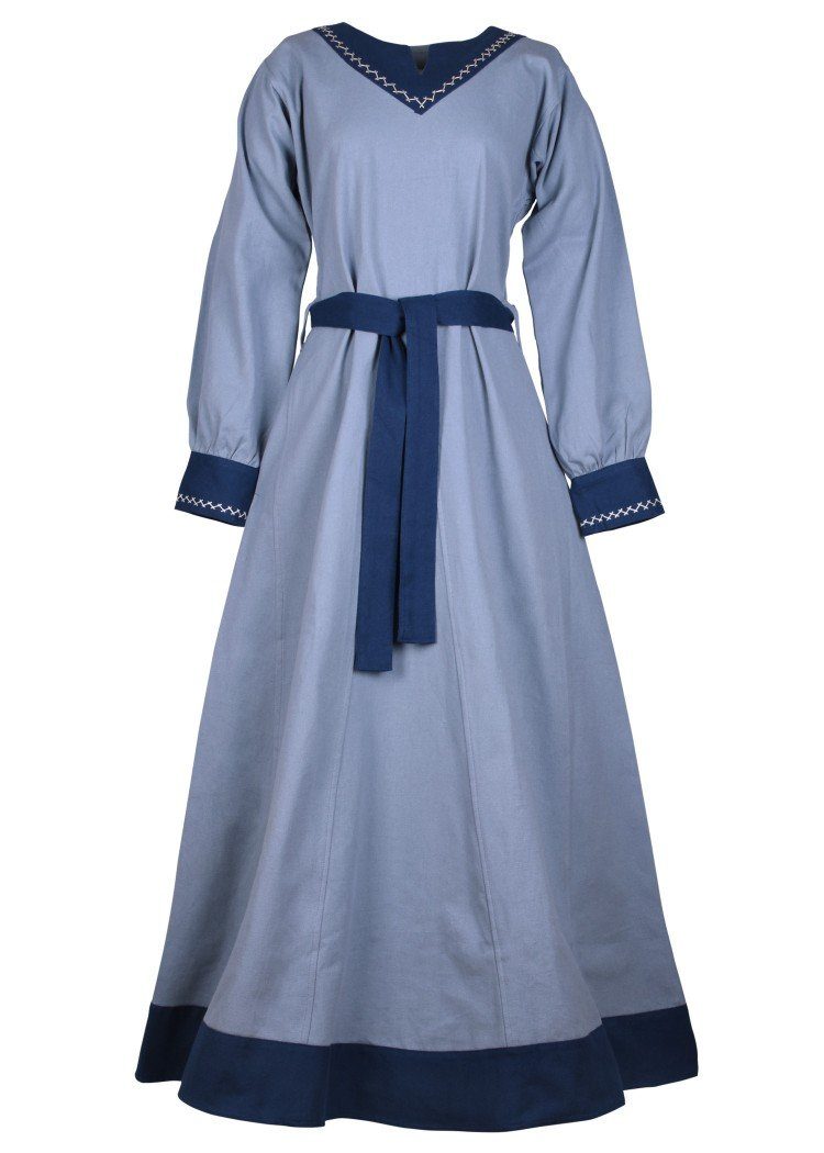 Battle Merchant Ritter-Kostüm Wikinger Kleid Jona Blaugrau/Blau Größe M günstig online kaufen