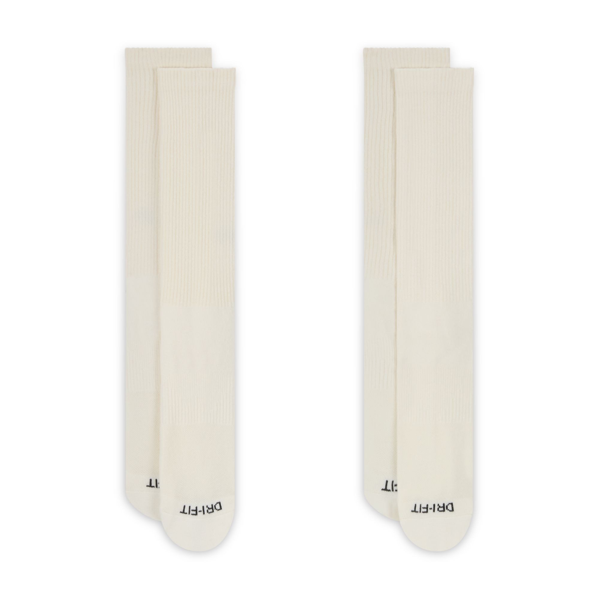 Nike Sportsocken U NK ED CSH CREW 2P-144 EMBRDY für Training und Fitness, schweißableitendes Material, mit Dämpfung