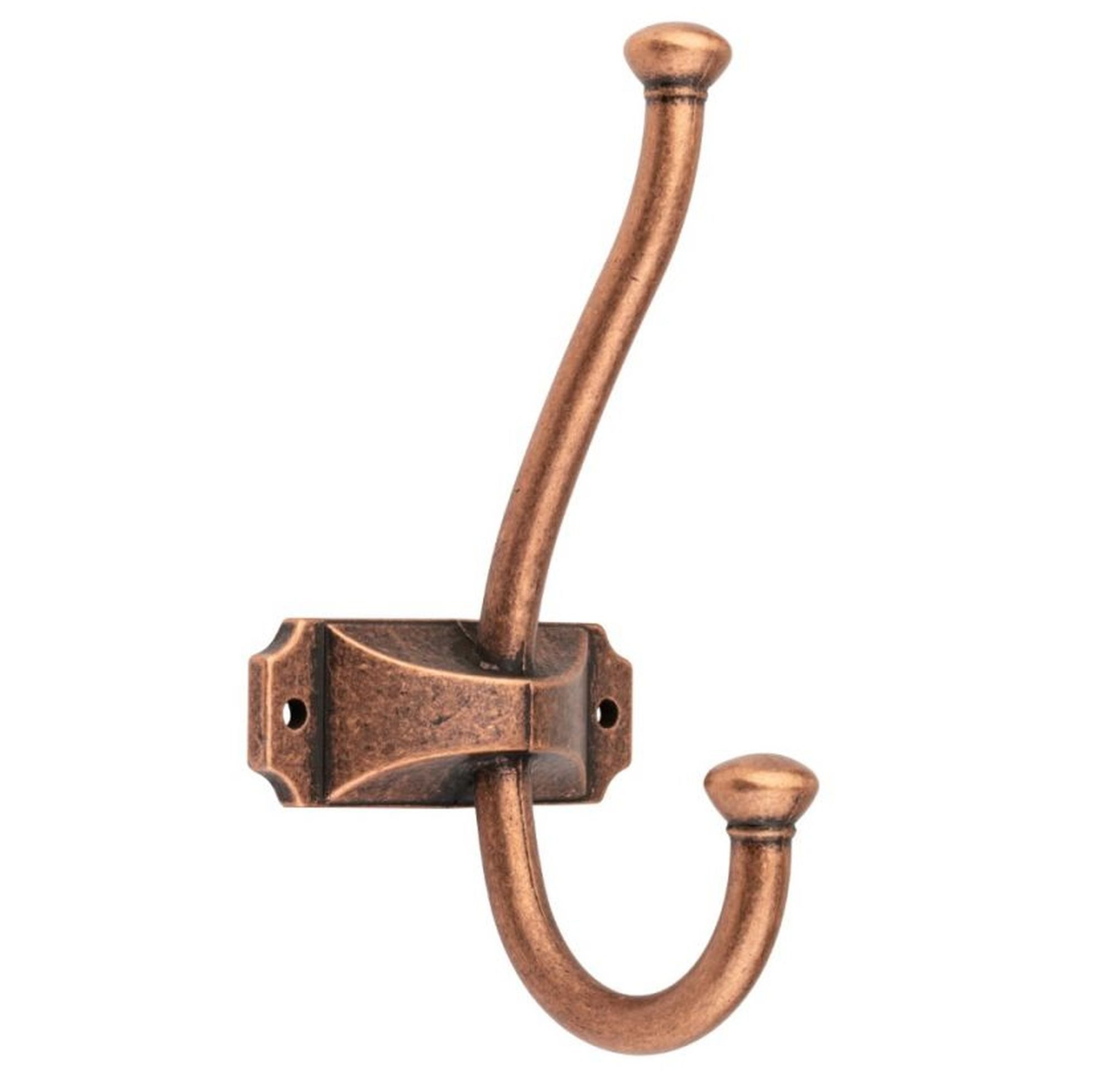 livingpoint24 Garderobenhaken Garderobenhaken Oris Kleiderhaken Kupfer antik Wandhaken Haken Vintage (1 St)