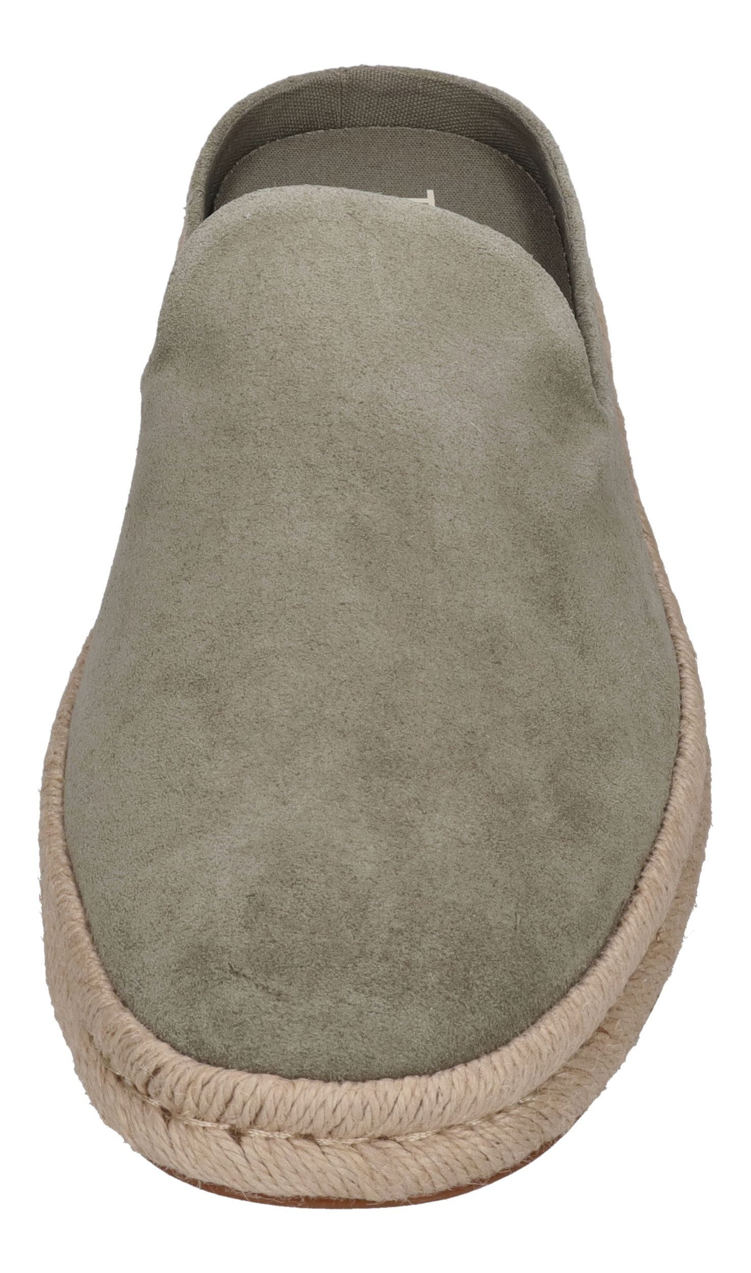 TOMS SANTIAGO MULE Espadrille Vetiver Grey Suede