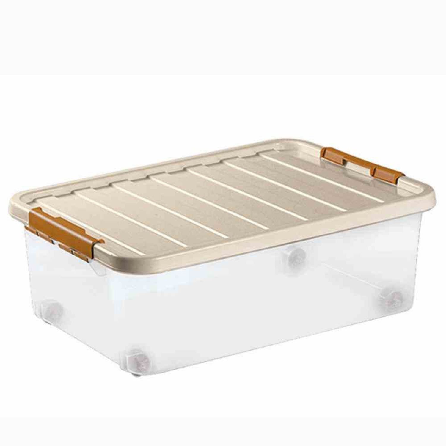 Heidrun Aufbewahrungsbox Rollerbox 25 l, 52 x 36 x 18 cm mit 4 Rollen günstig online kaufen