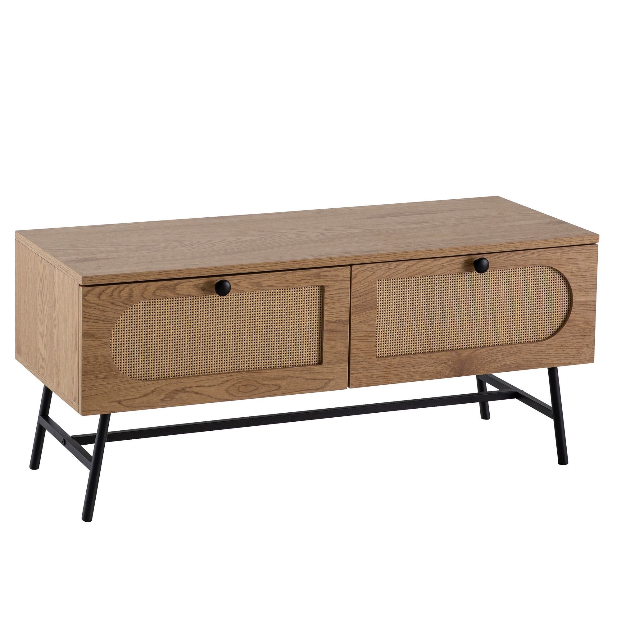 furnicato Lowboard TV-Unterschrank Braun 100x45x40 cm (1 St)