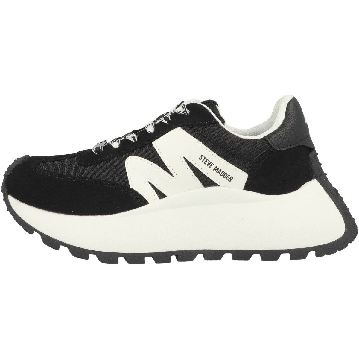 STEVE MADDEN Supercampo Damen Sneaker Turnschuhe, Sportschuhe, Freizeitschuhe, Halbschuhe, Schnürschuhe