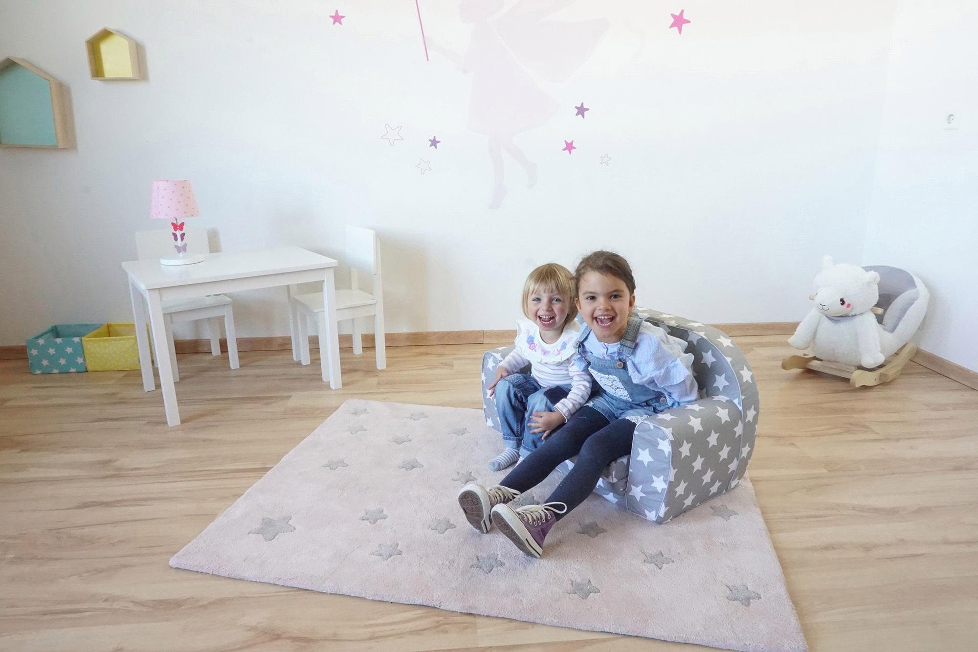 Grey in Knorrtoys® Made Kinder; White Stars, Sofa Europe für