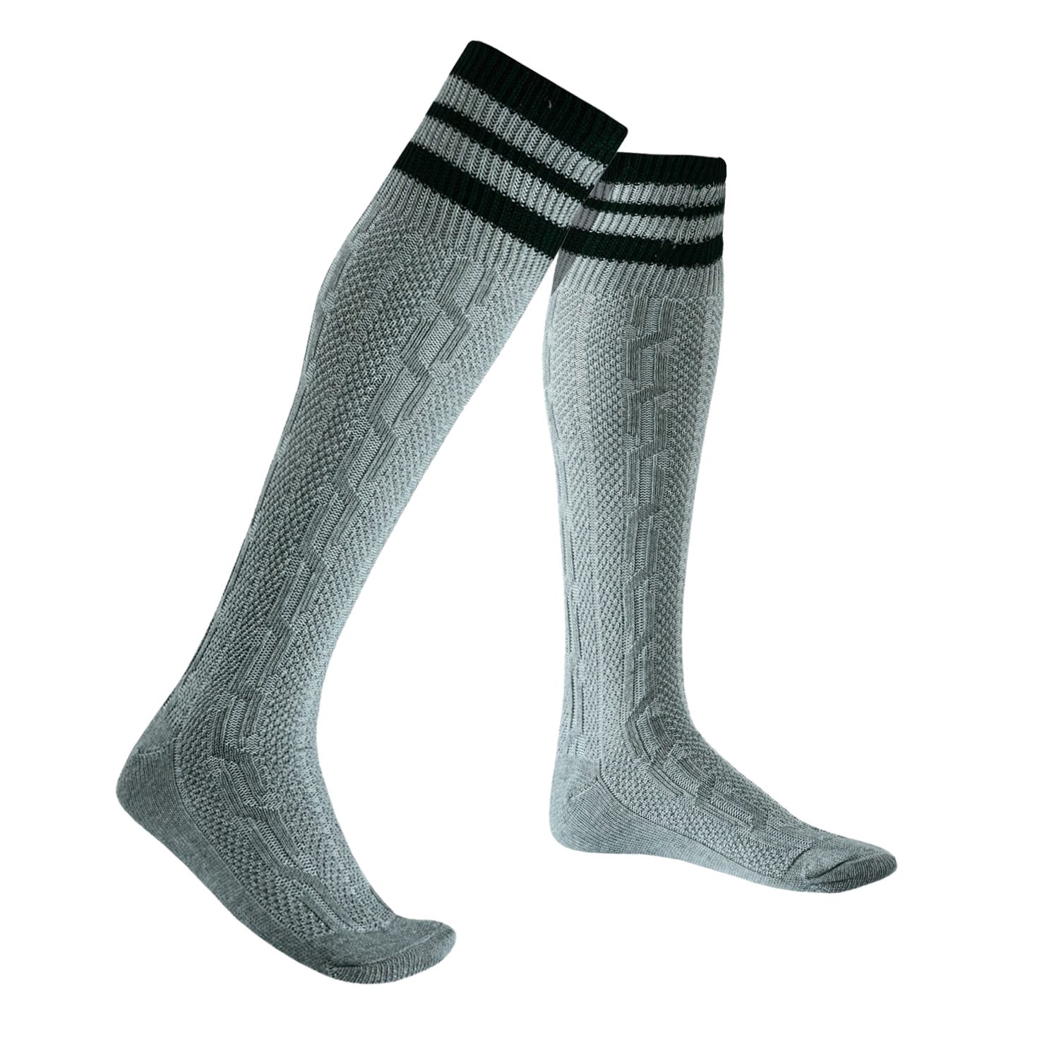 OMKA Trachtensocken GW251 Lange Trachtensocken Strümpfe Socken aus Baumwolle 70cm Lang