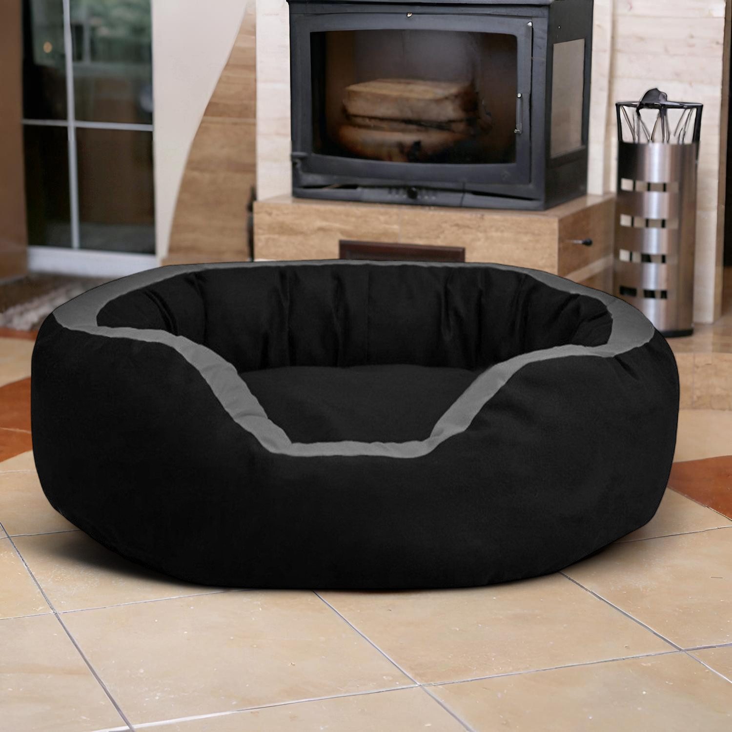 tierlando® Tierbett LANA Hundebett Hundesofa M L XL Velours MEGA DICK SUPERWEICH