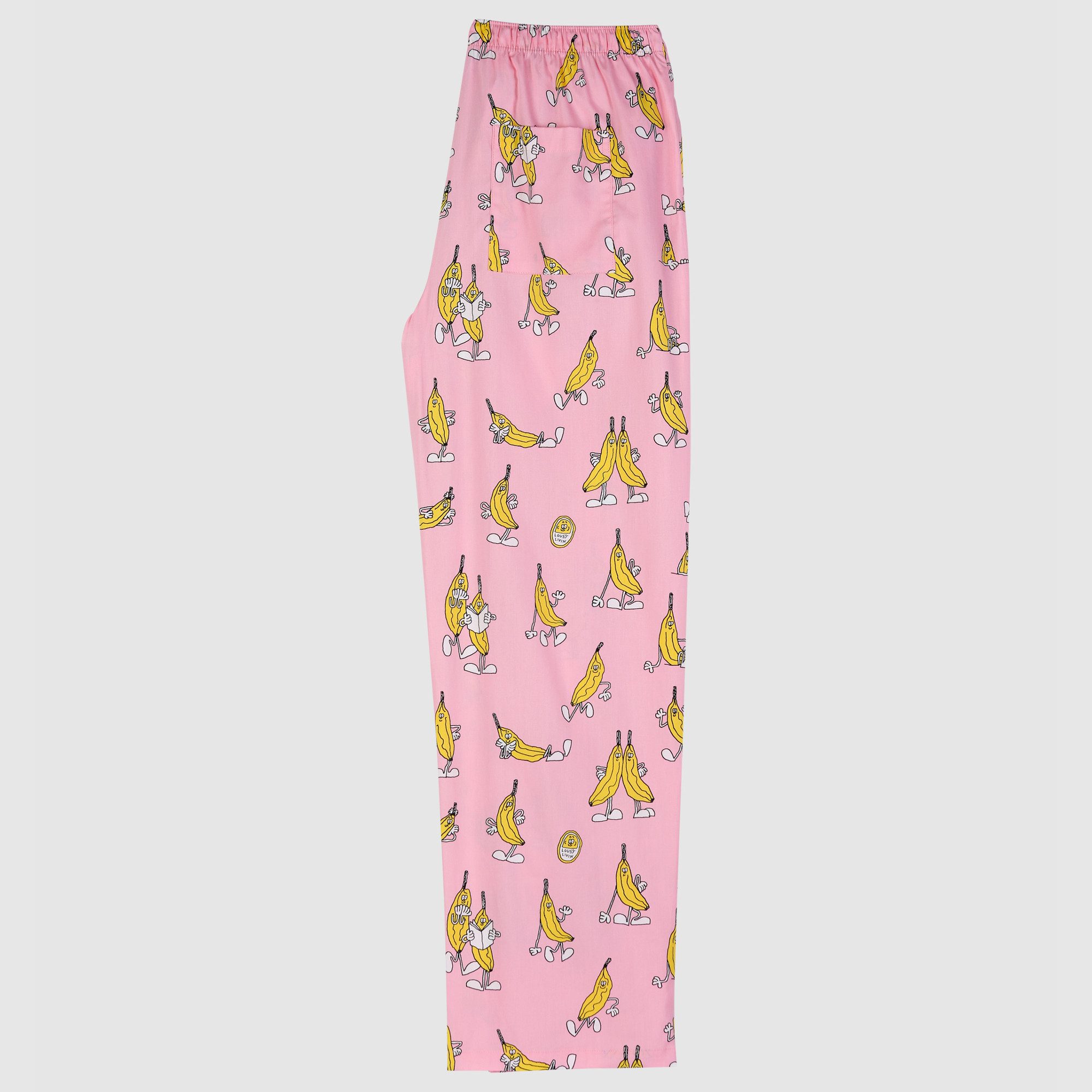 Lousy Livin Schlafhose Lousy Livin Pants Pink Banana (Schlafanzughose, Pyjamahose)