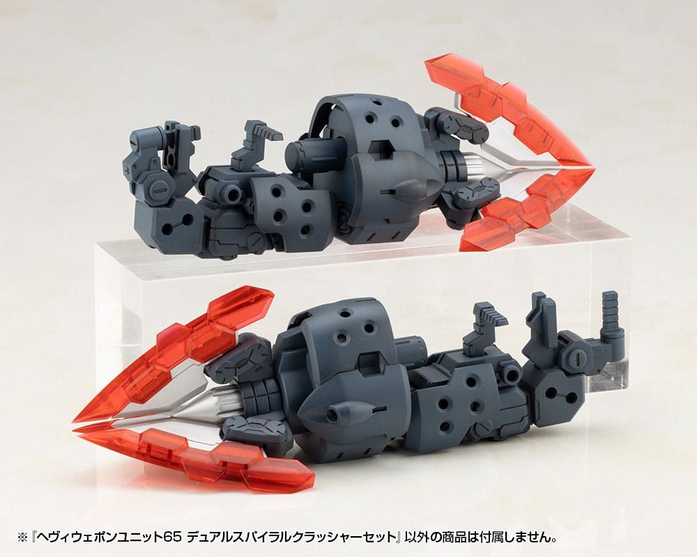 Kotobukiya Modellbausatz Kotobukiya M.S.G. Model Kit Heavy Weapon Unit 65 Dual Spiral Crusher S