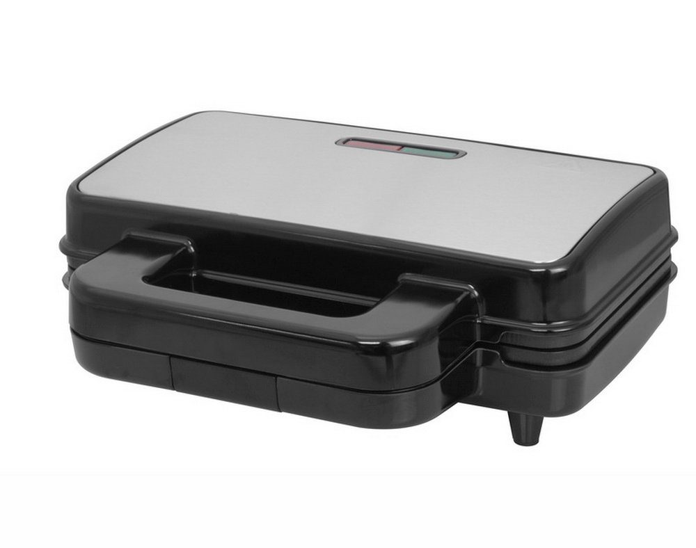 DESKI Waffeleisen Belgischer Waffelautomat für Belgische Waffeln Waffel-Maker, 1000 W, 2 antihaftbeschichteten Waffenplatten, Anti-Rutsch Füße