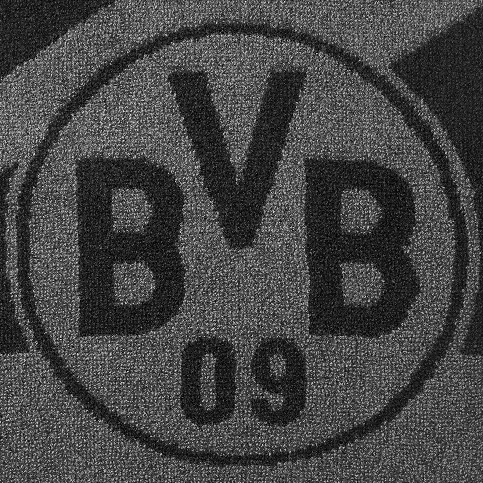 BVB Gästehandtücher BVB Gästetuch grau/schwarz 2er günstig online kaufen
