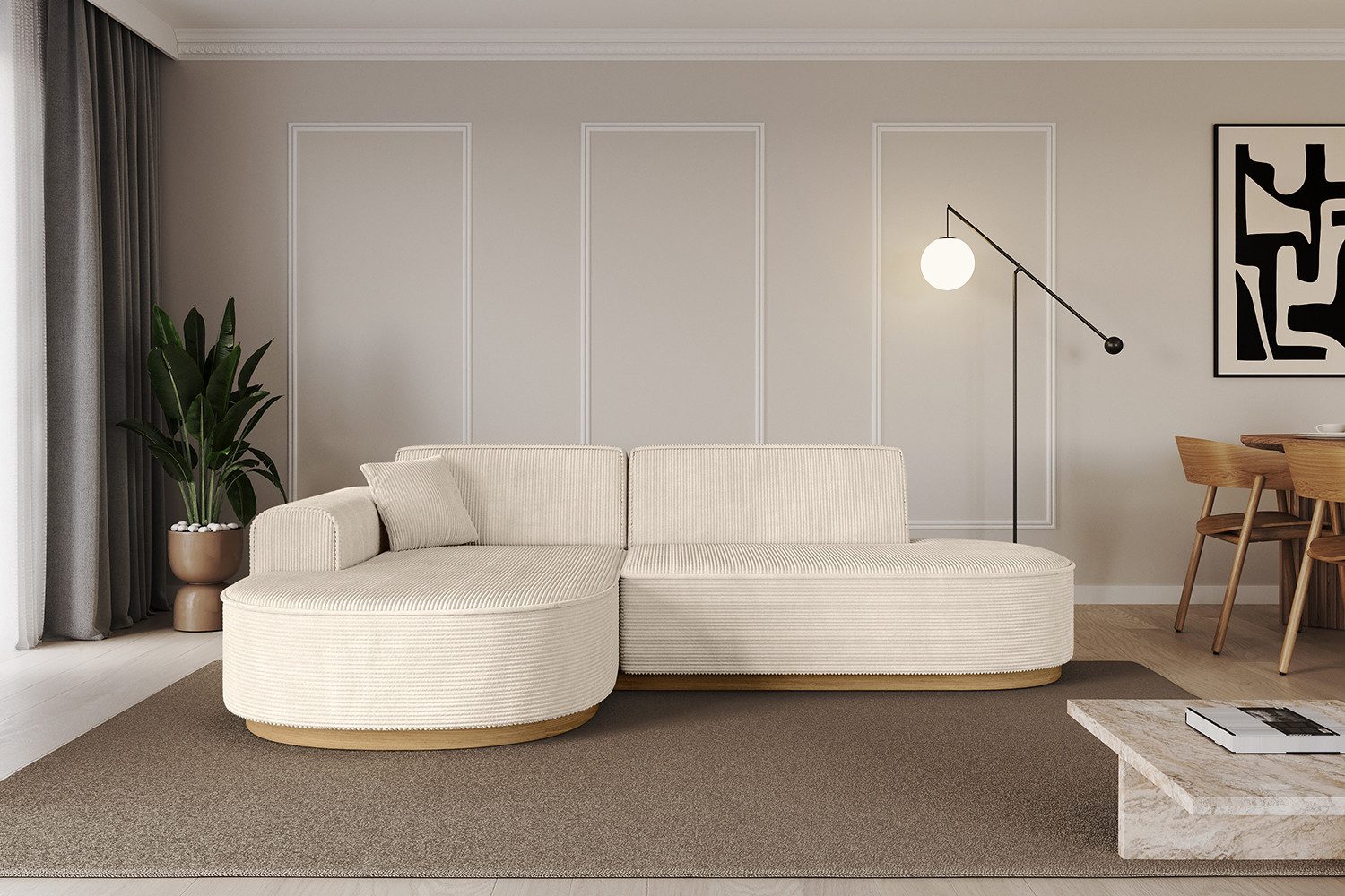 ALTDECOR Ecksofa MARI-L1-v2, Sofa Praktische Bequeme Funktionsecke Couch L-Form Eckcouch, Corner Sofa L-Form Vielseitige Sofa Wohnlandschaft Wohnzimmer