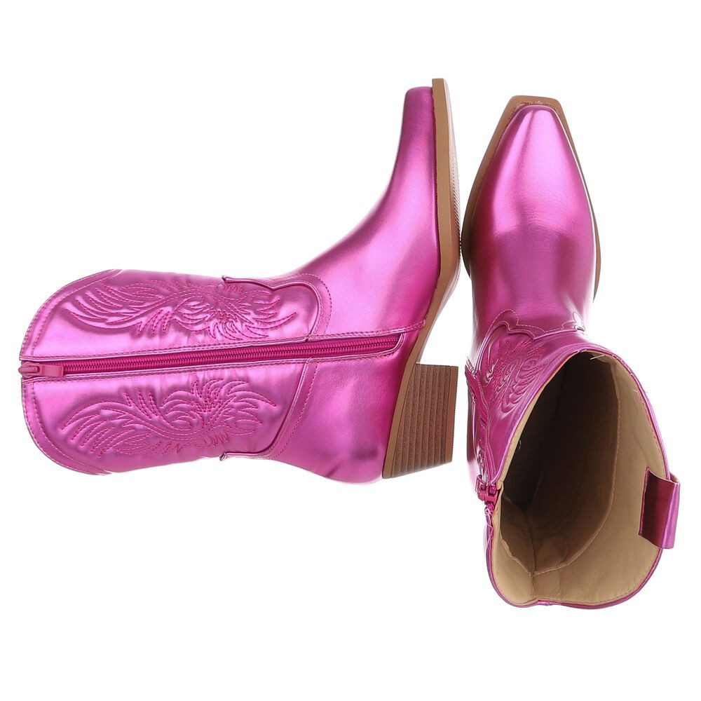 Ital-Design Cowboystiefel mit Stickdesign für Damen, günstig online kaufen
