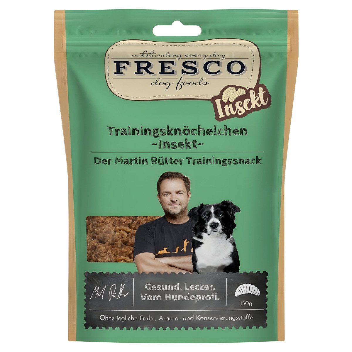 Fresco Martin Rütter Trainingsknöchelchen Insekt 150 g, Trockenfutter für: Hund