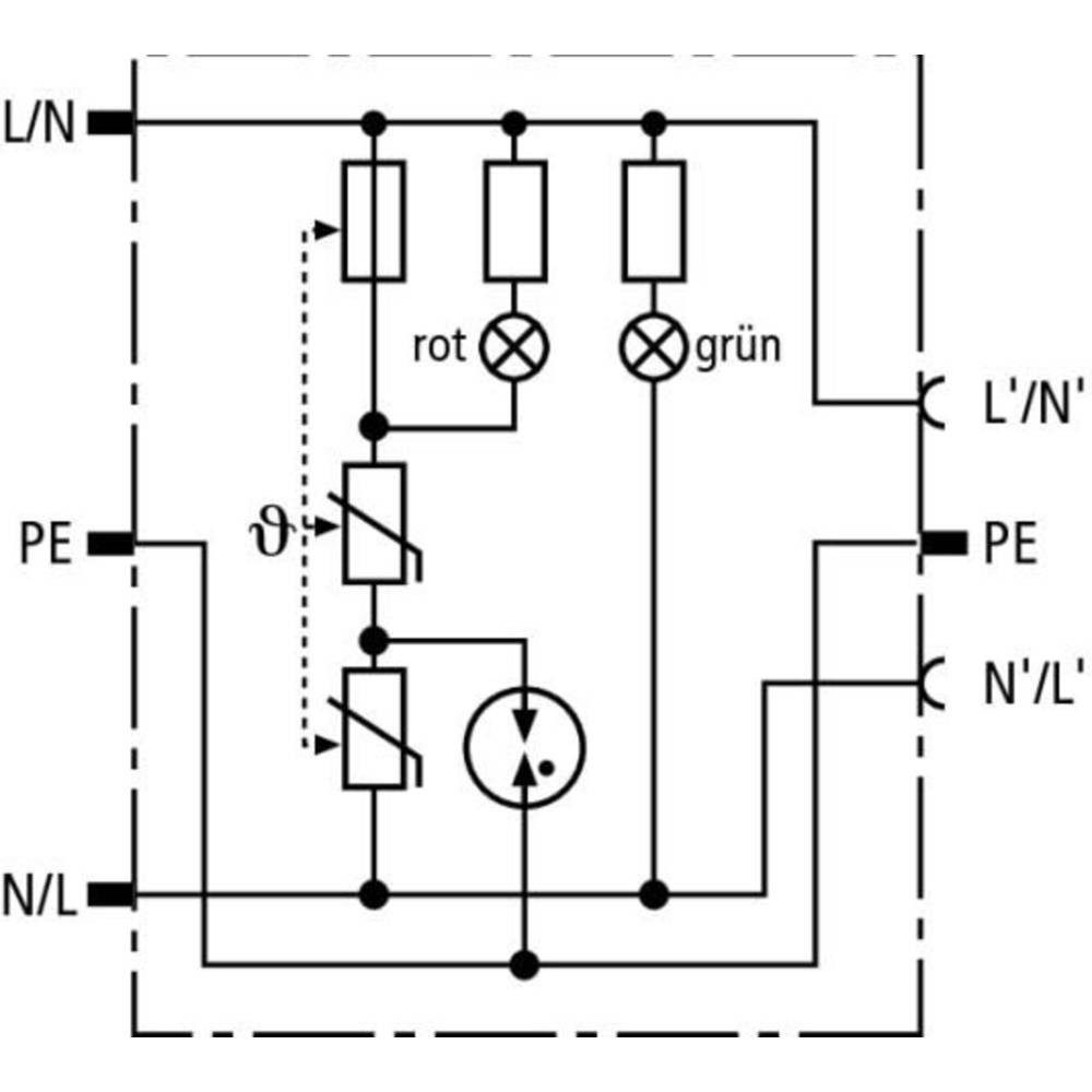 DEHN Steckdose Endgeräteschutz-Zwischenstecker 909230, Steckdosen