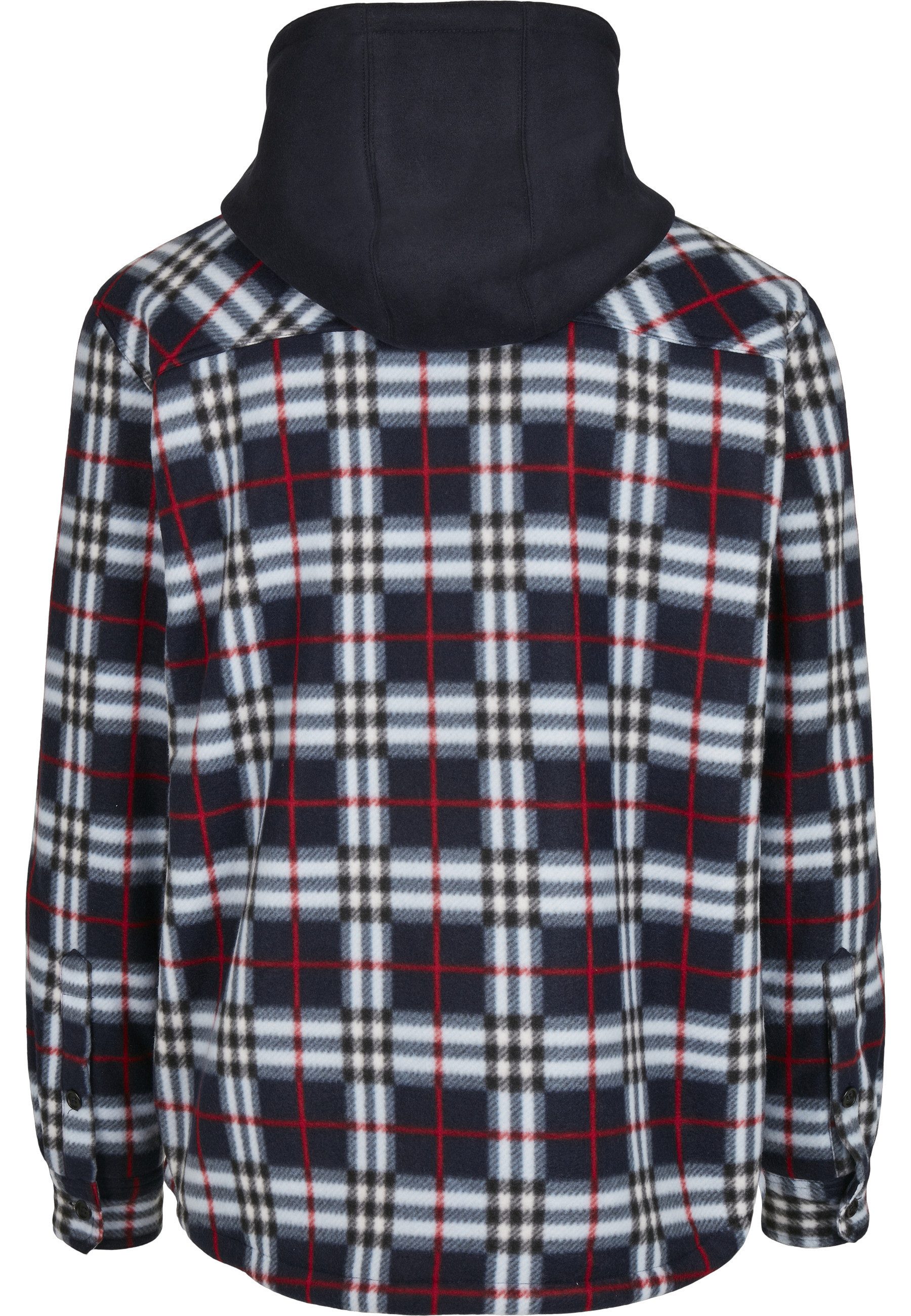 URBAN CLASSICS Windbreaker Urban Classics Herren Hooded Polar Fleece Overshirt (1-St)