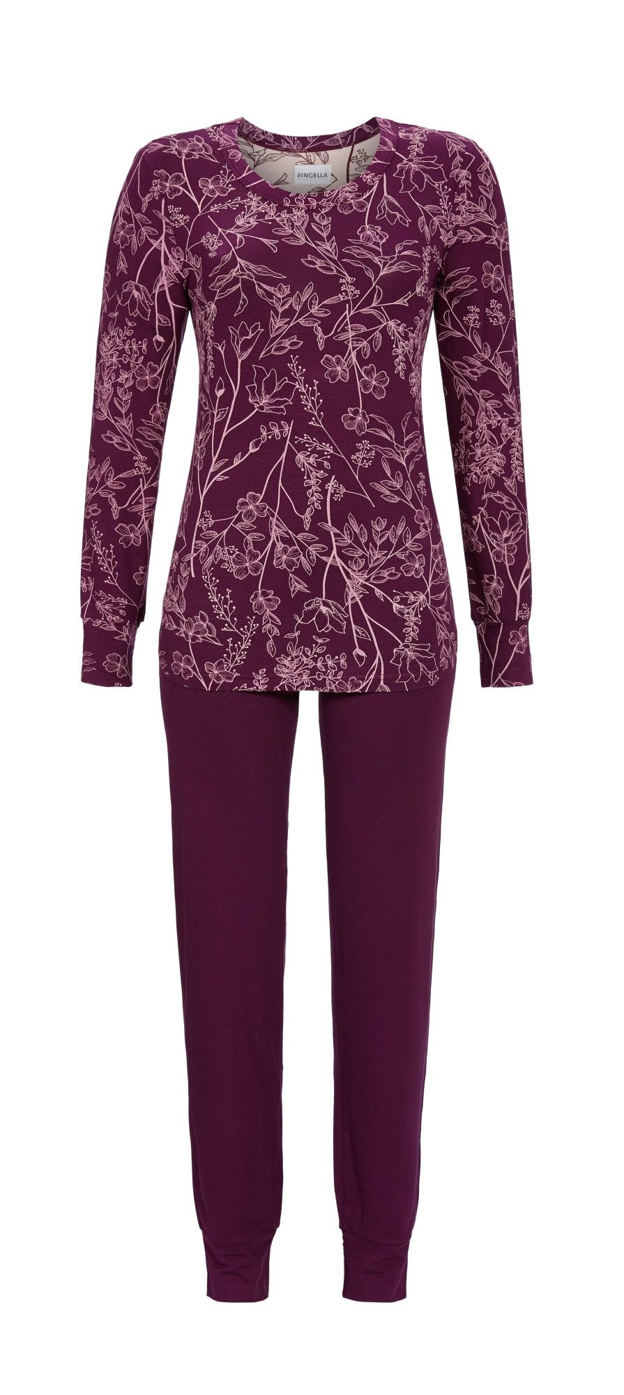 Pyjama mit Floraldessin