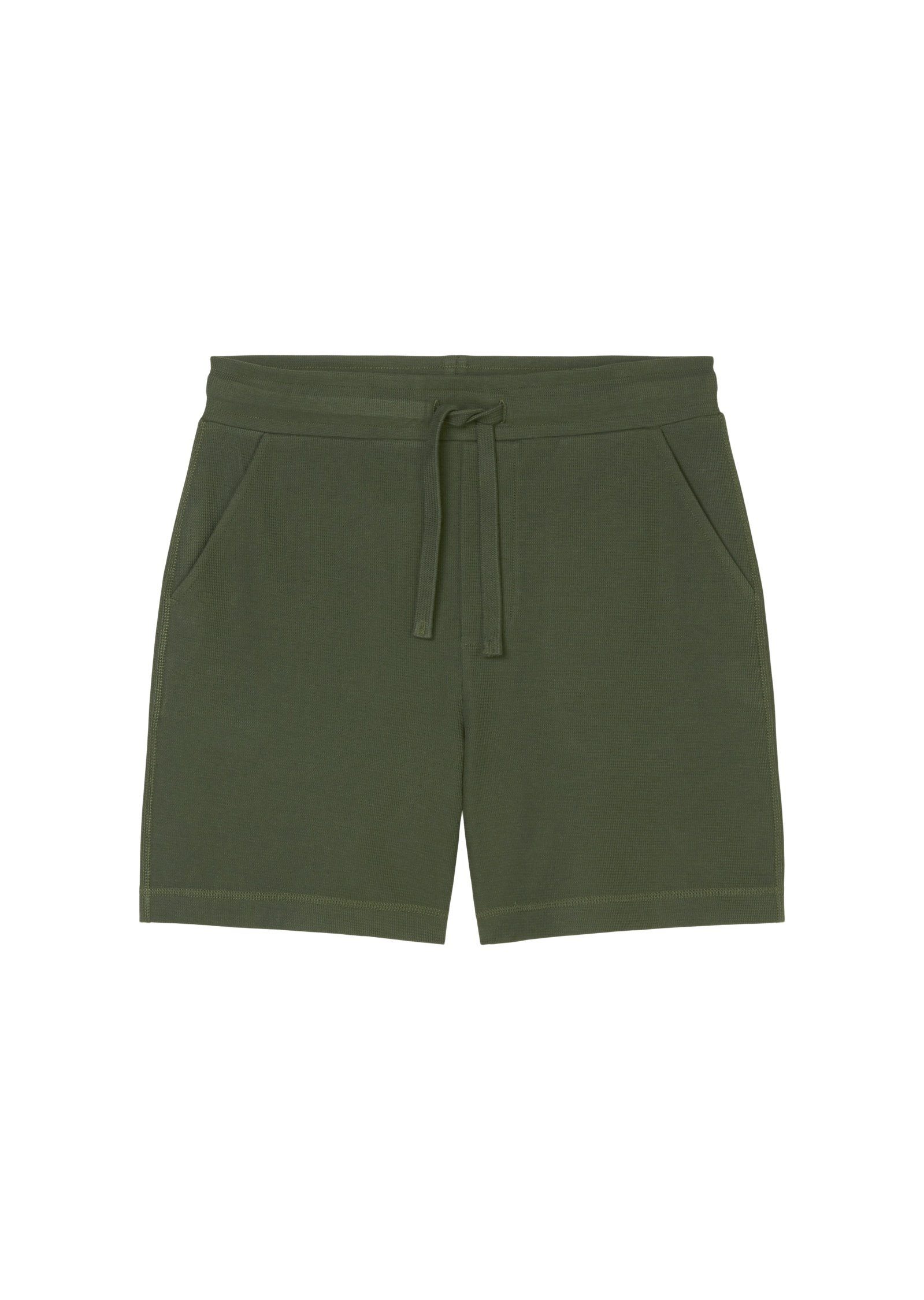 aus O'Polo Marc Bio-Baumwolle grün reiner Shorts