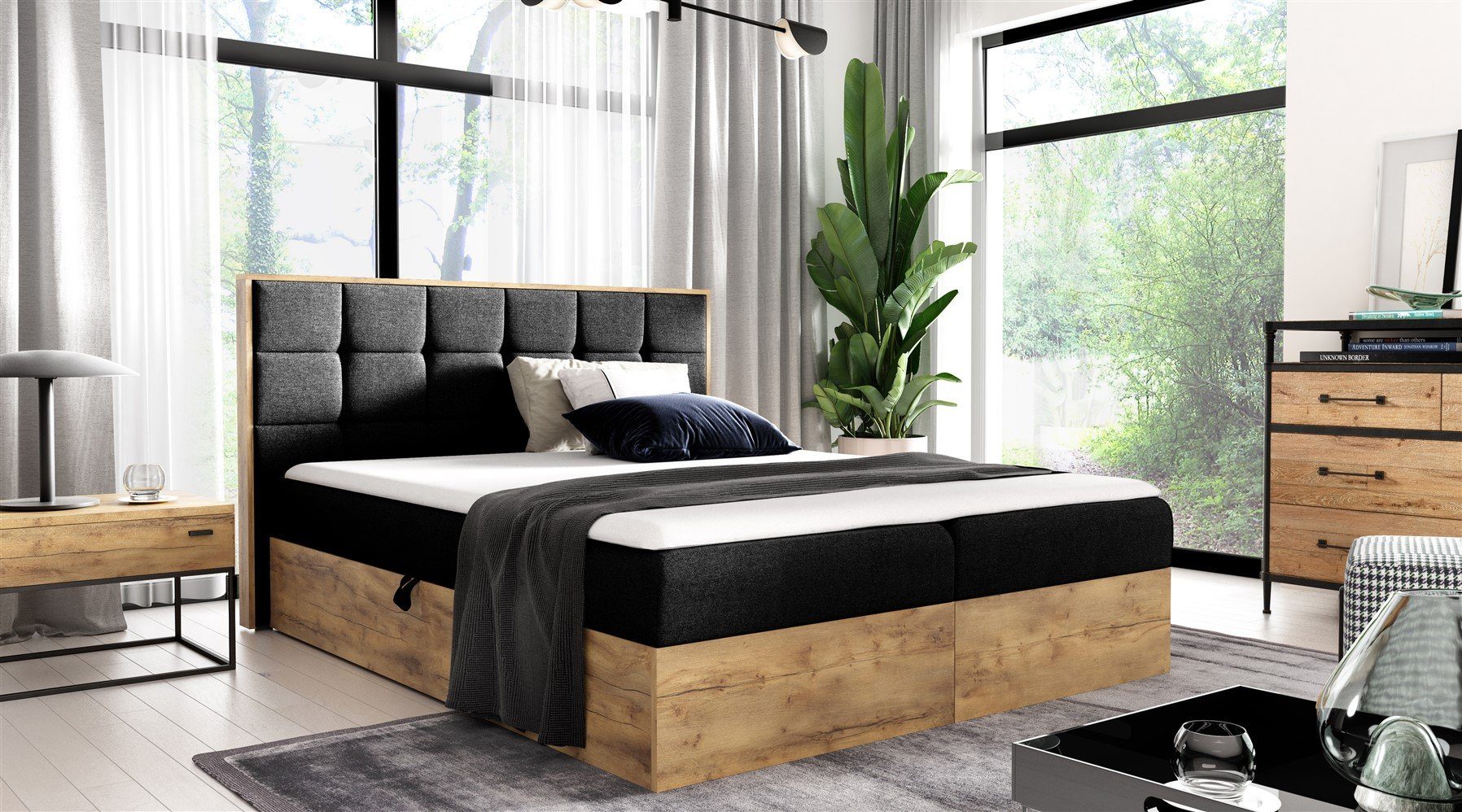 Fun Möbel Boxbett Schlafzimmerbett KALYPSO Überlänge günstig online kaufen