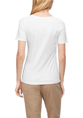 s.Oliver T-Shirt mit zartem Rollsaum