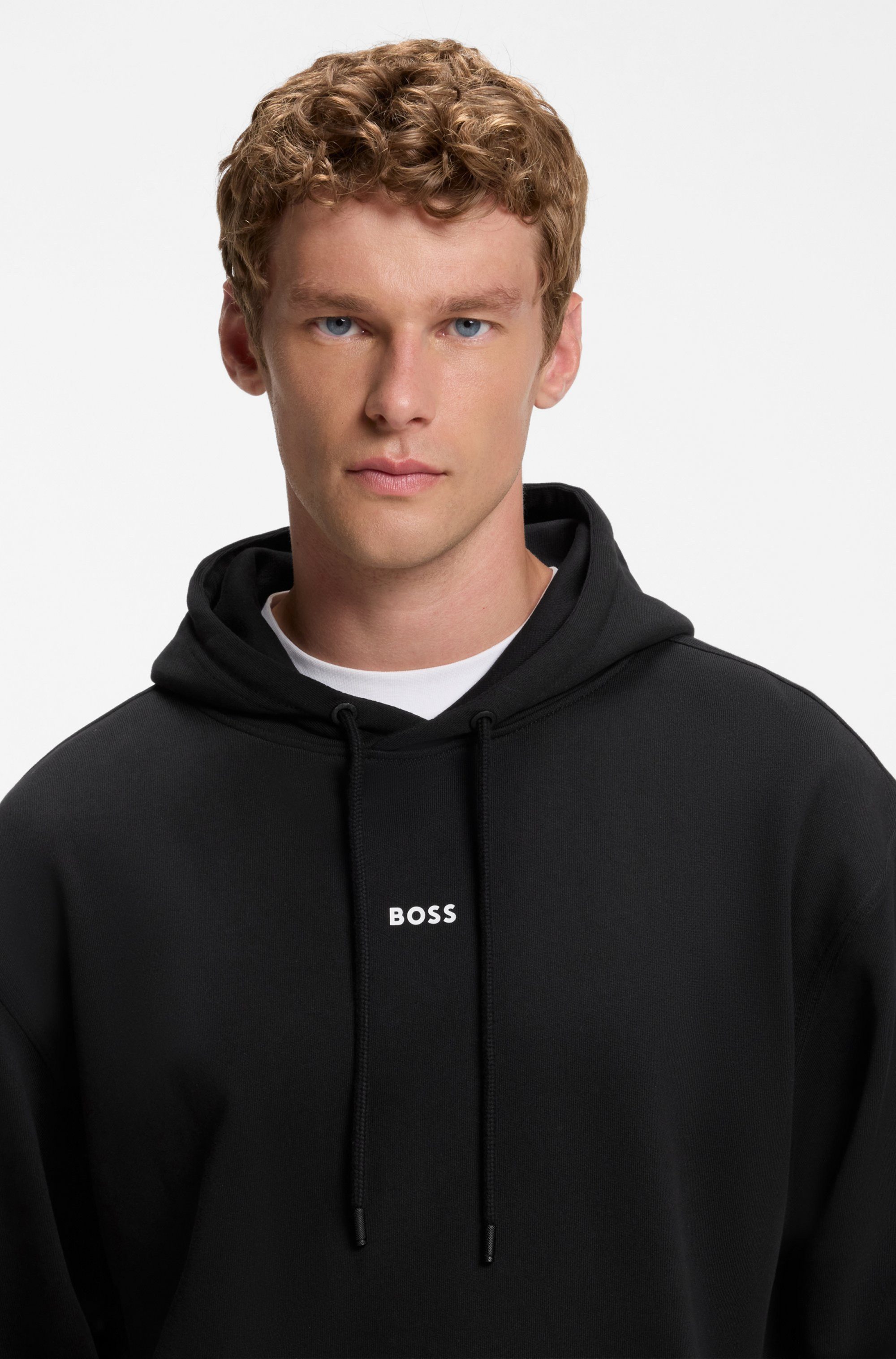 BOSS ORANGE Kapuzensweatshirt WeSmallhood mit Kängurutasche