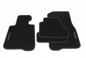teileplus24 Auto-Fußmatten F666 Velours Fußmatten Set kompatibel mit BMW 4er Coupé F32 2013-2020