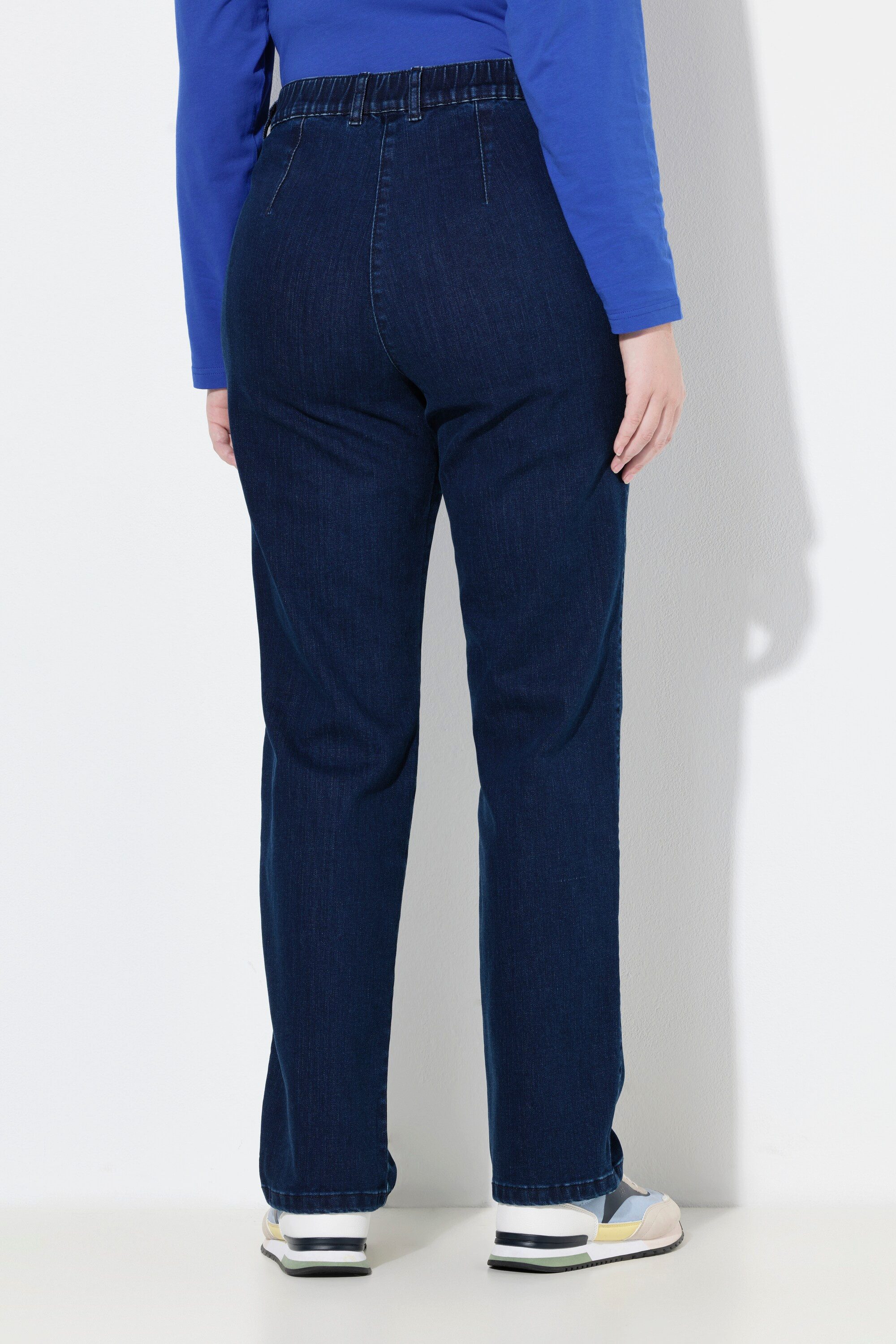 Ulla Popken Regular-fit-Jeans Jeans Mony konisches Bein Reißverschlusstaschen