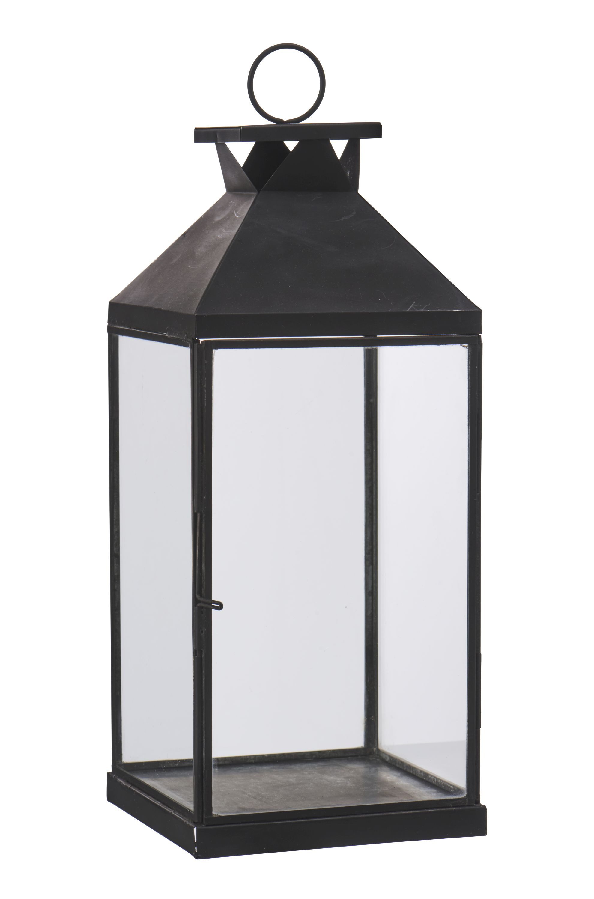 Ib Laursen Kerzenhalter Ib Laursen - Laterne Windlicht Kerzenhalter H 31cm Glas Metall