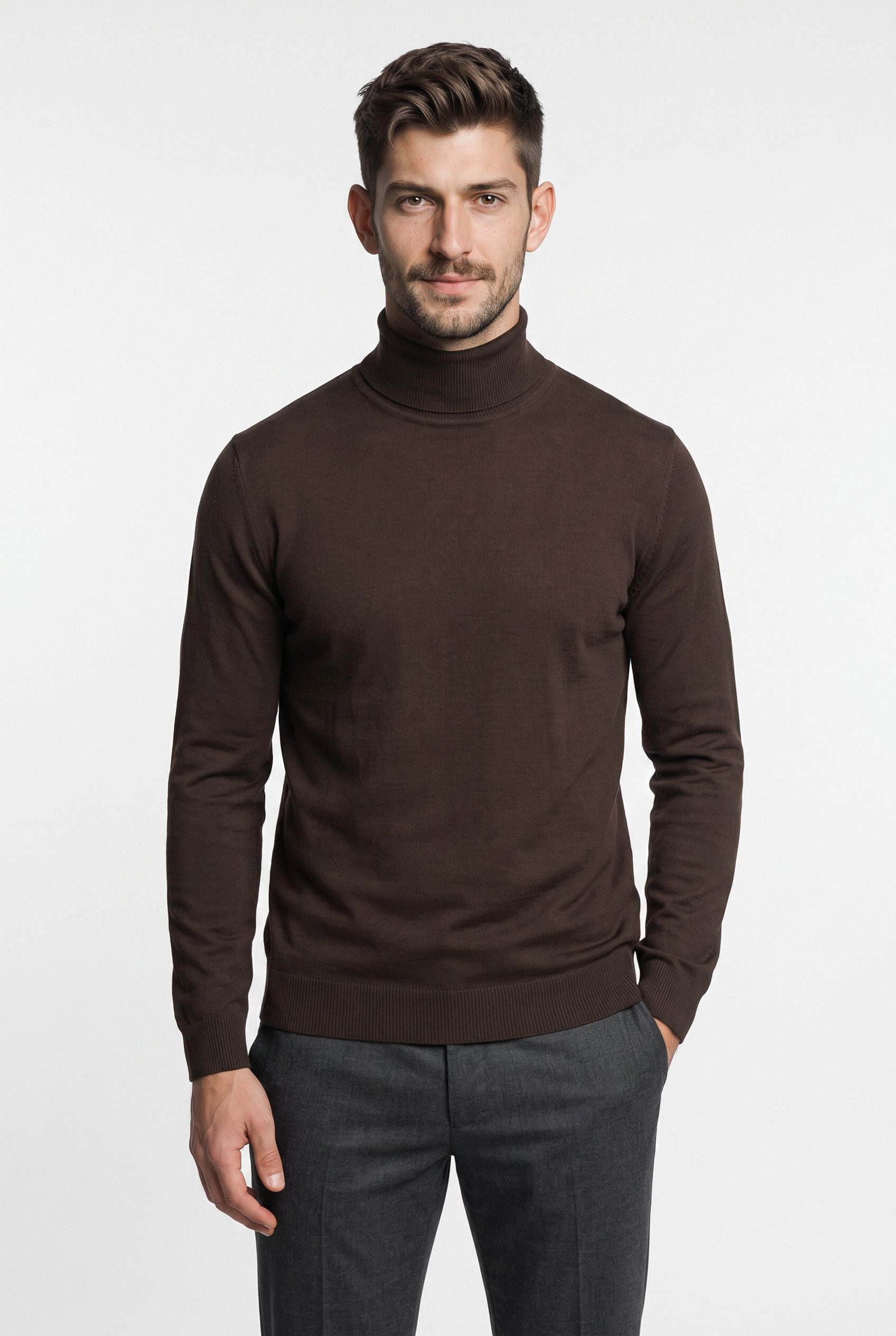 JOOP! Wollpullover Donte mit Rollkragen, Regular Fit