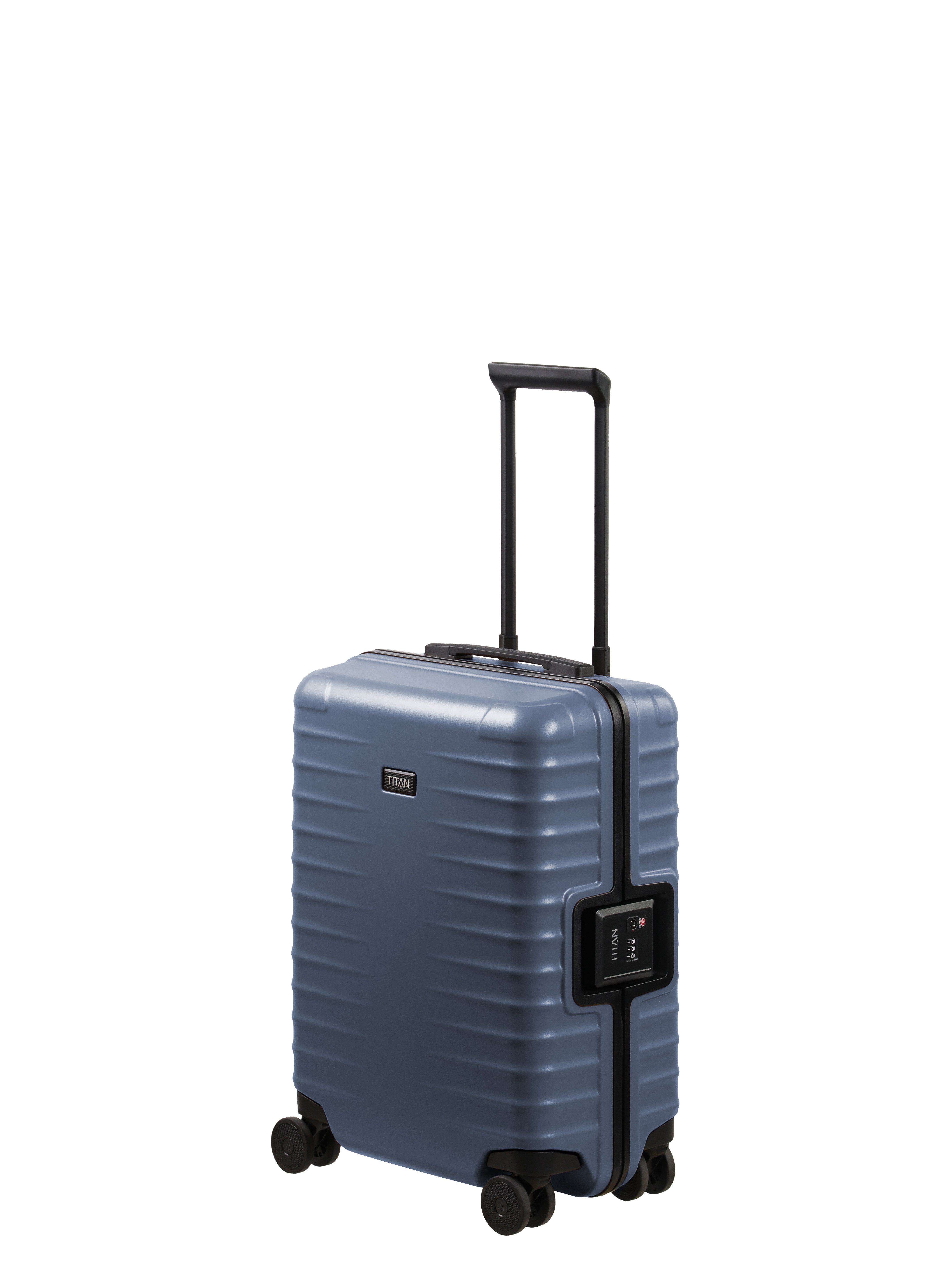 TITAN® Trolley OVERSEAS Koffer Hartschale, 4 Rollen, mit TSA-Rahmenschloss, Mono-Lock und kratzresistenter Oberfläche