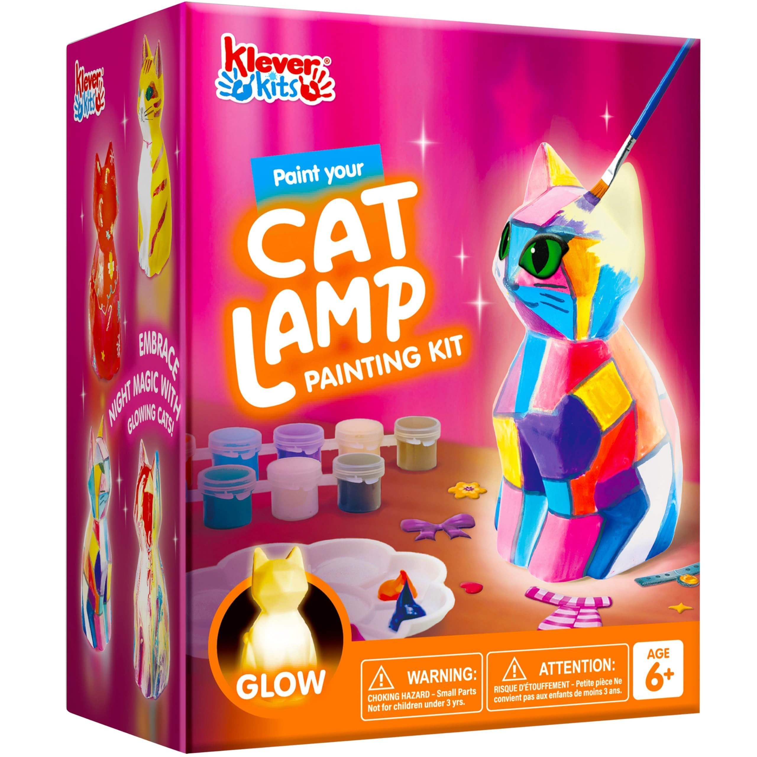 Klever Kits Bastelscheren Klever Kits Katze Lampe Bastelset Kinder ab 6+ jahre, (1-tlg)