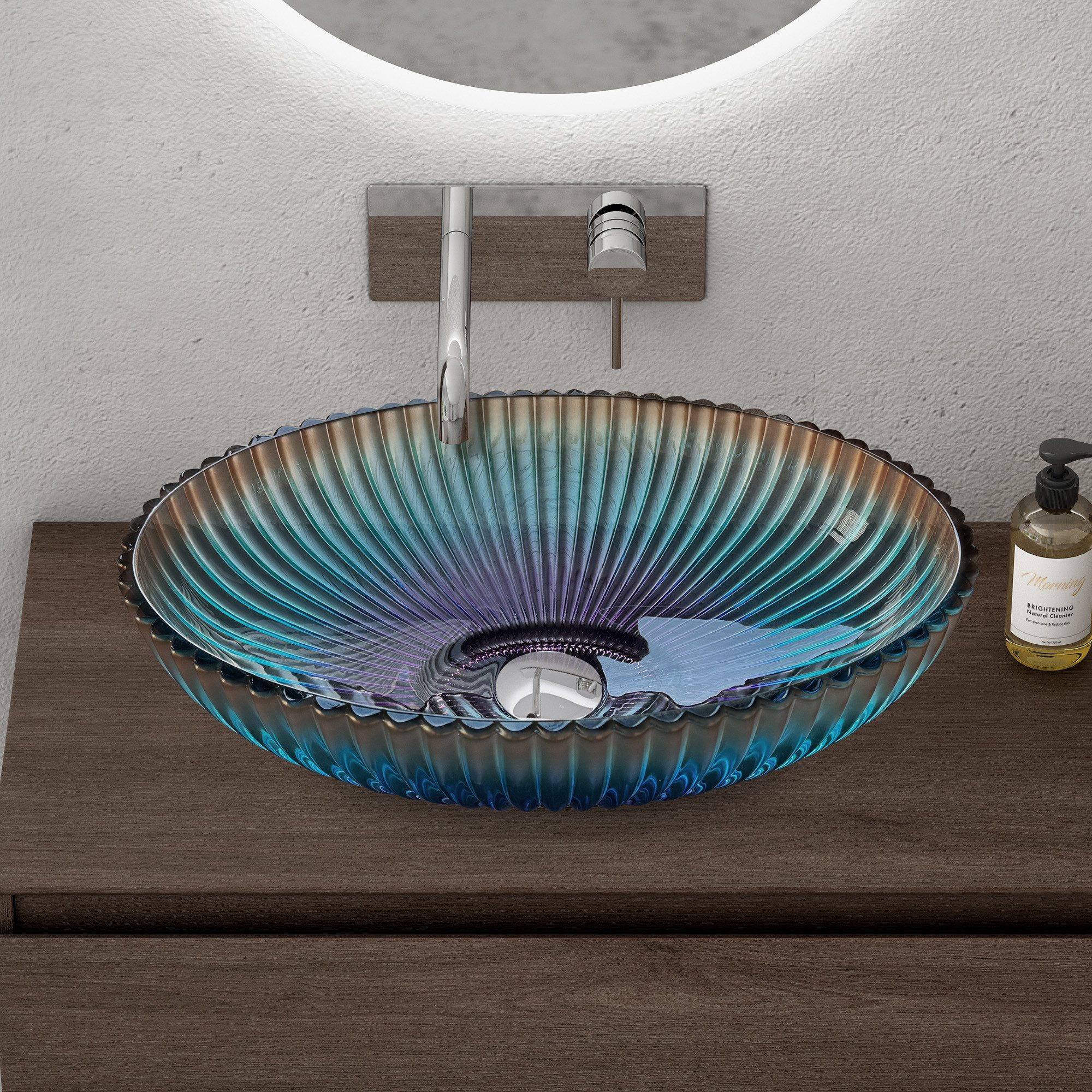 doporro Waschbecken Oval Kristallbecken Handwaschbecken Minerva04/05/08 günstig online kaufen