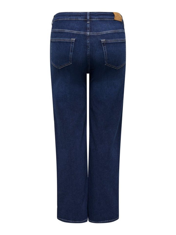 ONLY CARMAKOMA High-waist-Jeans CARWILLY HW WIDE JEANS CRO NOOS, Aus  elastischer Baumwollmischung mit Stretch-Anteil für eine optimale Passform
