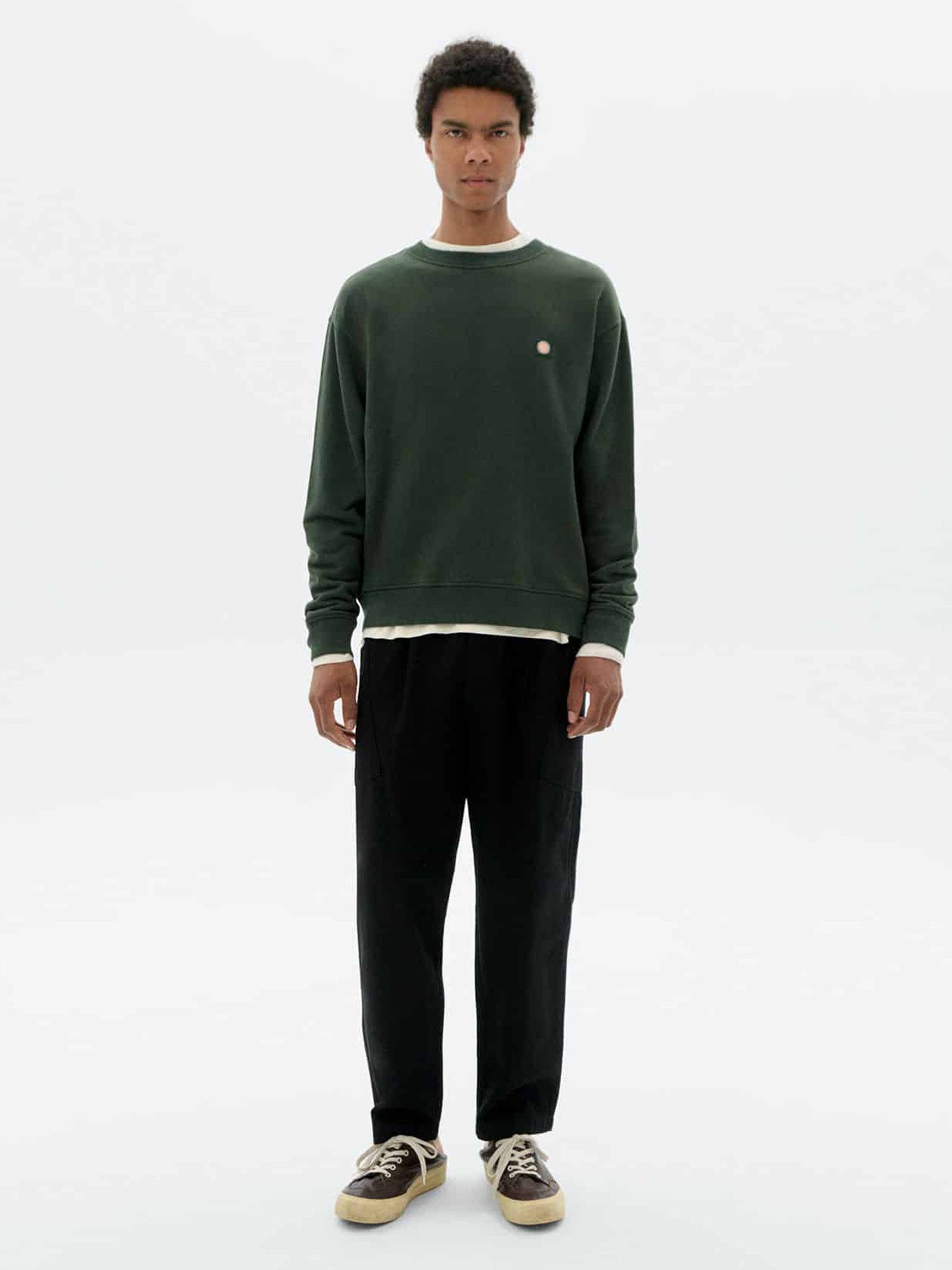 Thinking Mu Sweatshirt Sol Contrast Leon