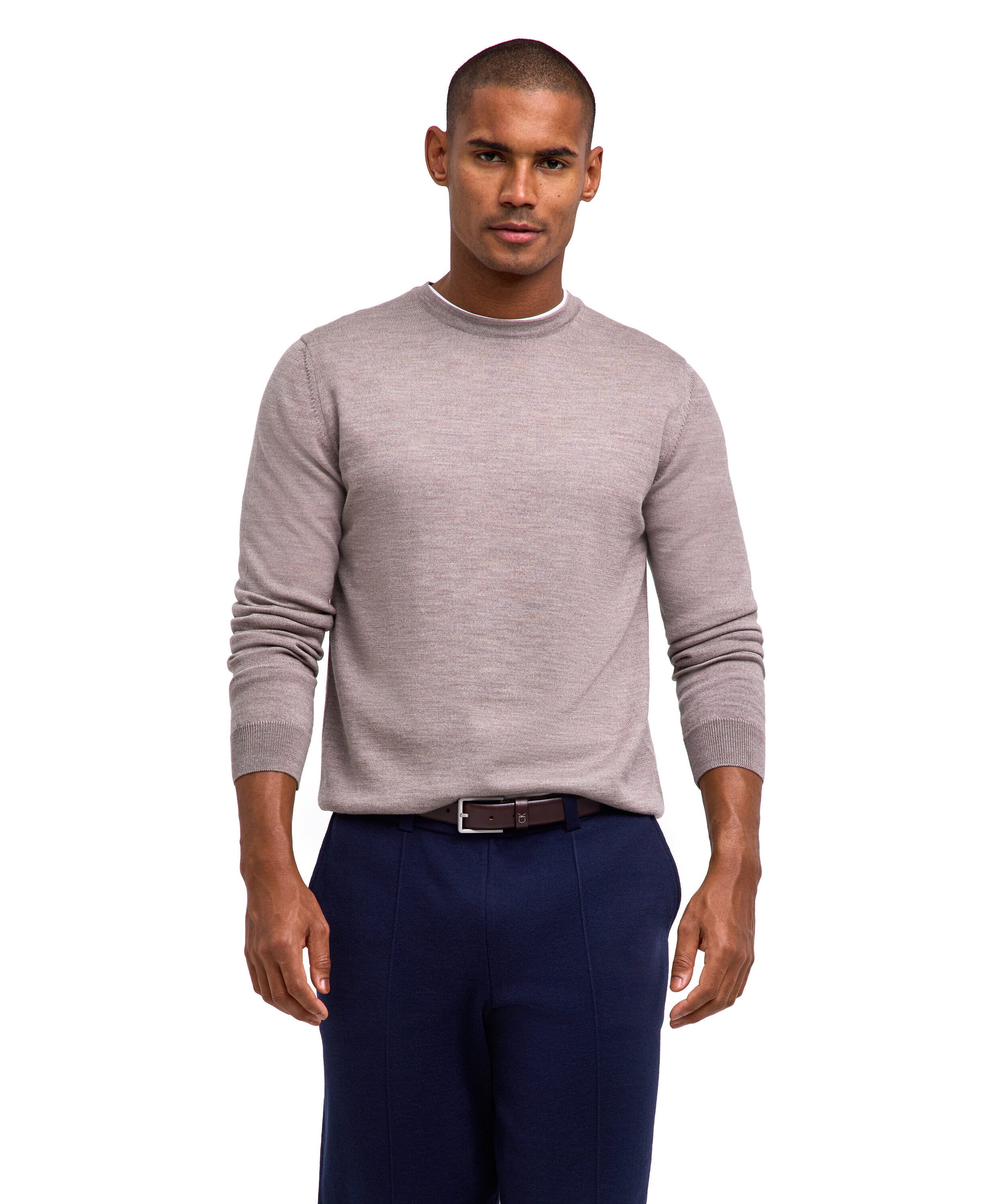 FALKE Strickpullover Pure Merino Wool (1-tlg) aus reiner, extrafeiner Merinowolle