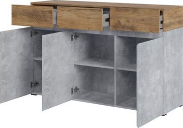 INOSIGN Sideboard Rimini, Breite 135 cm