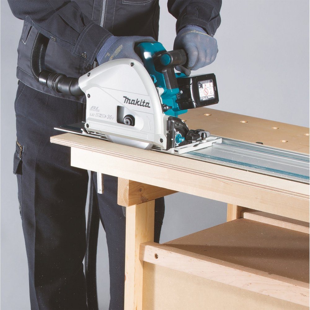 Makita Akku-Tauchsäge DSP601ZJU - Akku-Tauchkreissäge - blau/schwarz