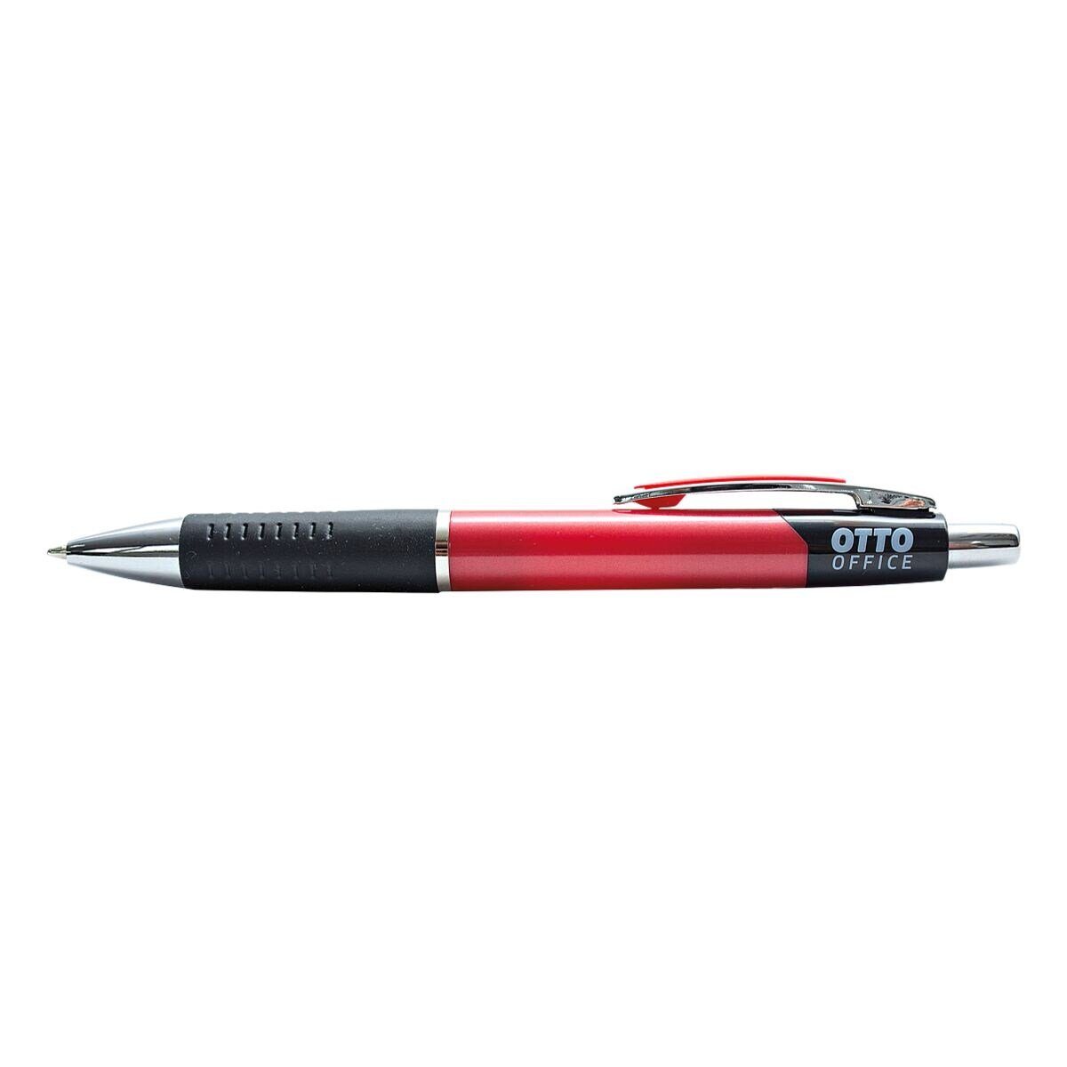 Otto Office Kugelschreiber KS4, mit Druckmechanik und Taschenclip