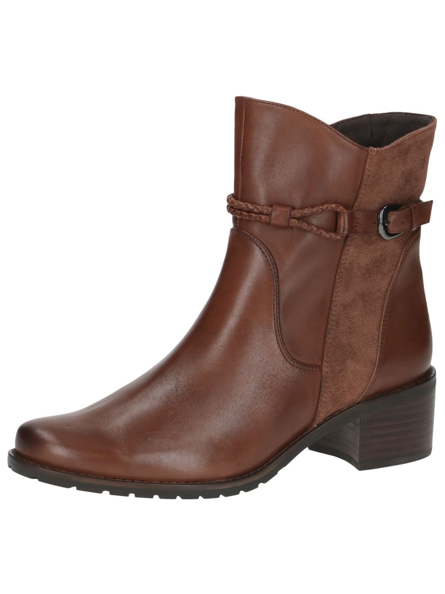 CAP Airmotion aus Leder Blockabsatz 9-25307-45 Schnürstiefelette