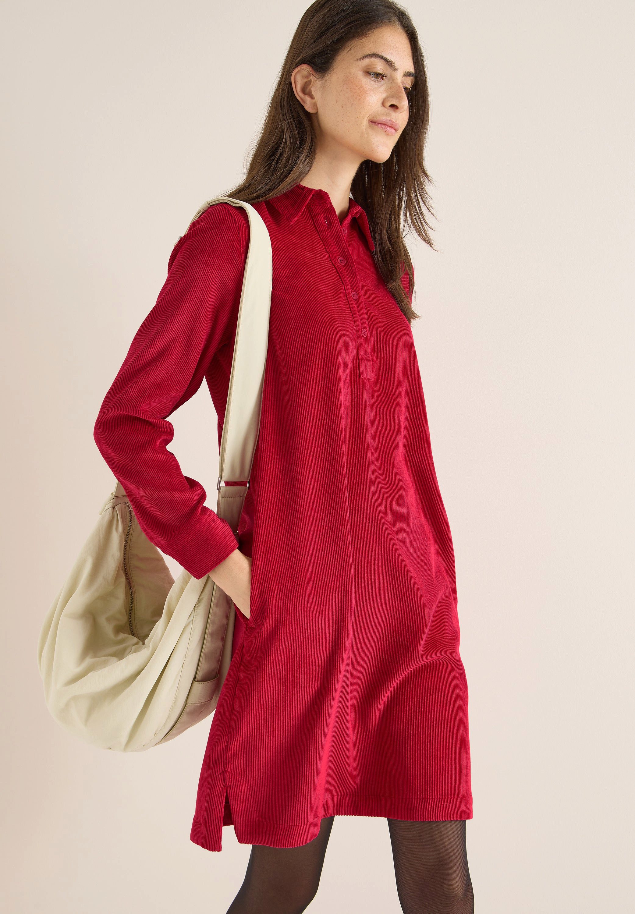 CECIL Cordkleid Cordkleid in Unifarbe (1-tlg)